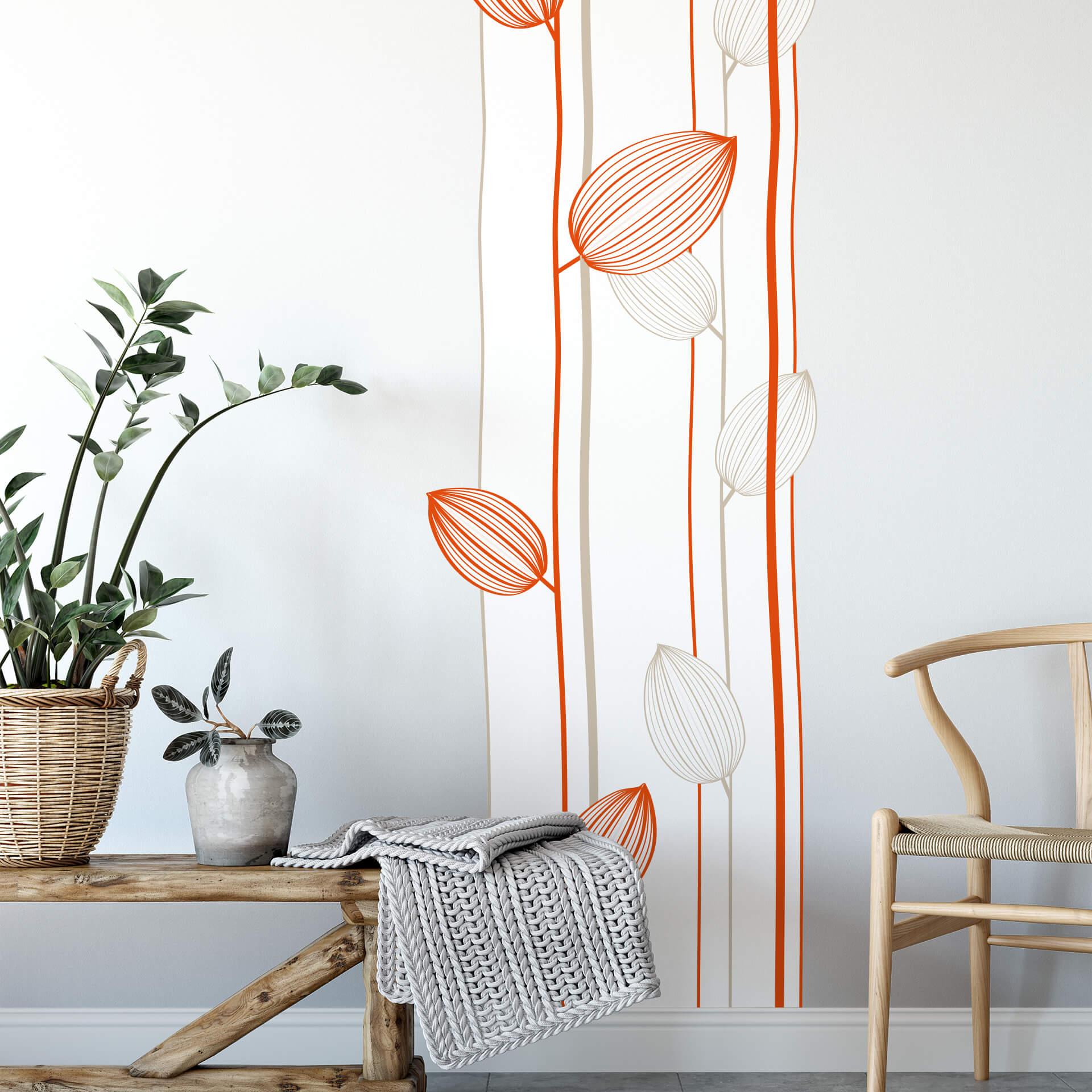Sticker mural - Bodure Fleurs
