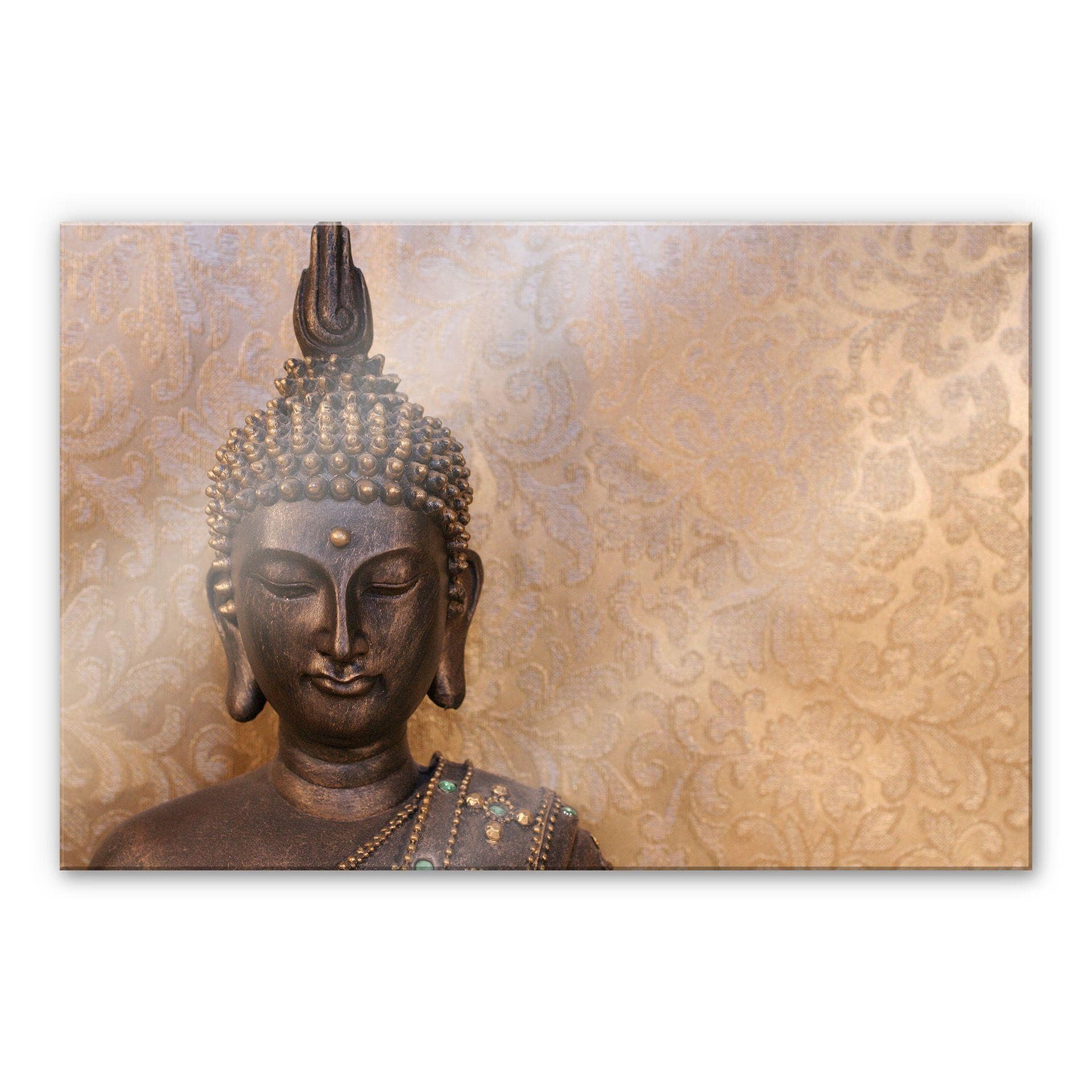 Tableau en verre acrylique - Bouddha le sage
