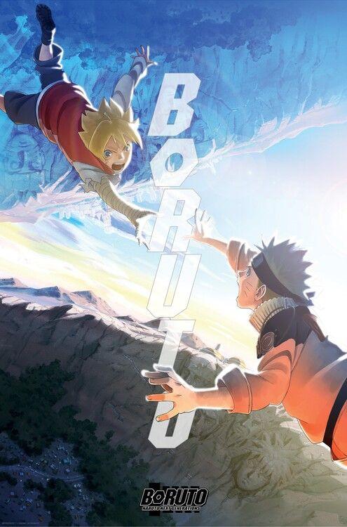Poster, film poster Boruto - Boruto & Naruto 61x91,5 cm