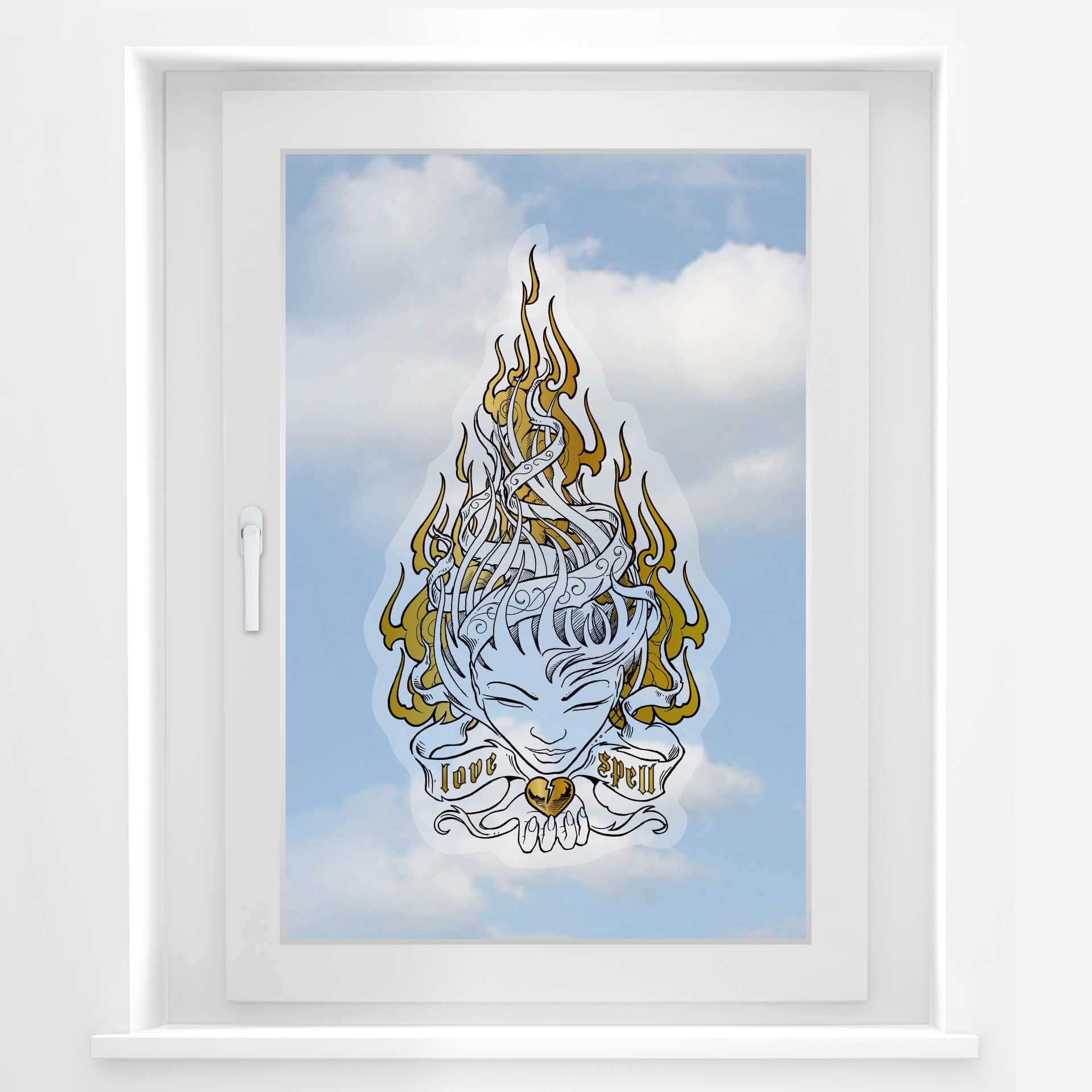 Cuadro de ventana LA Ink Hechizo de amor