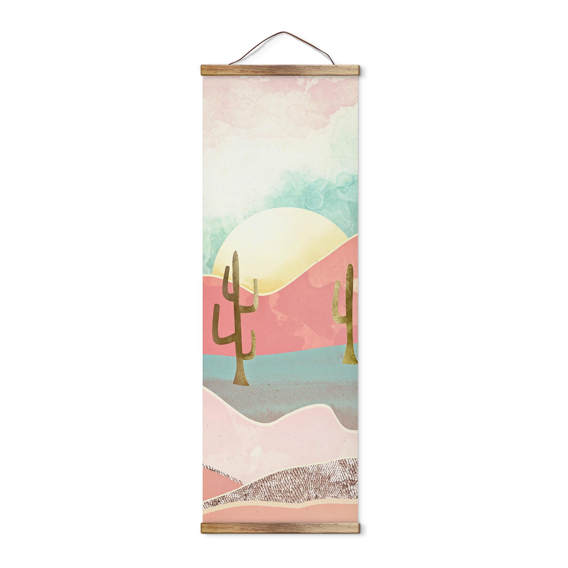 SpaceFrog Designs Tekstil plakat - Ørkenbjerge - Panorama
