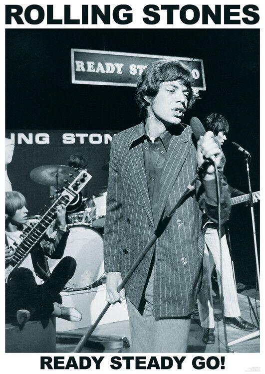 Plakat Rolling Stones - Ready Steady Go, Plakat (59,4 x 84,1 cm)