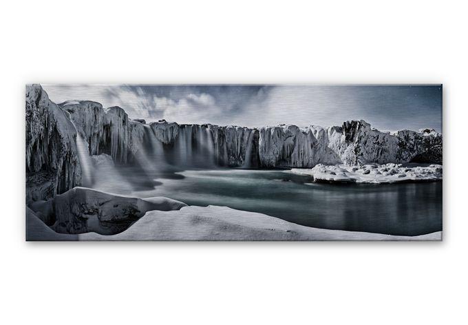 Aluminium Dibond – Island Waterfalls