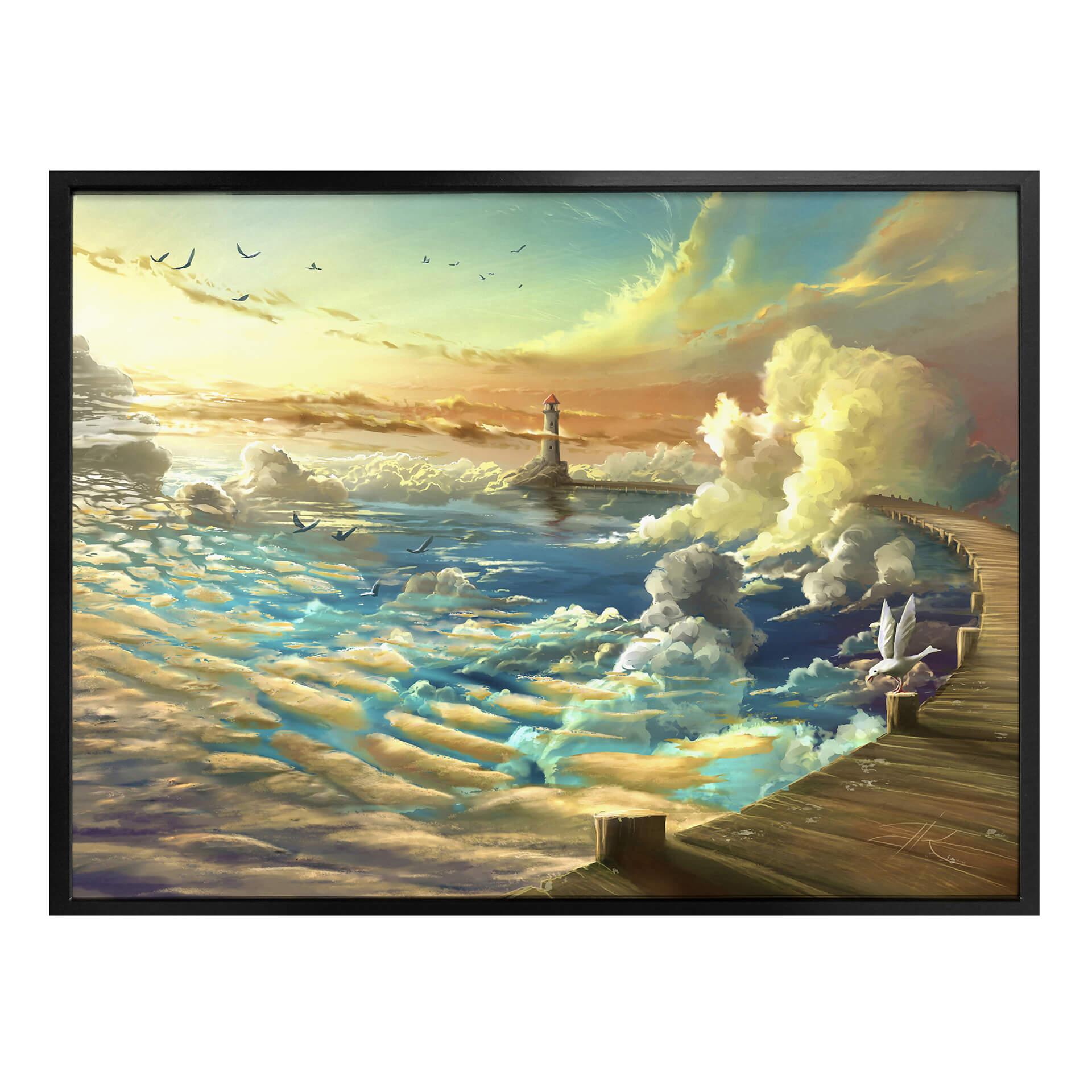 Póster aerroscape - En la orilla del cielo