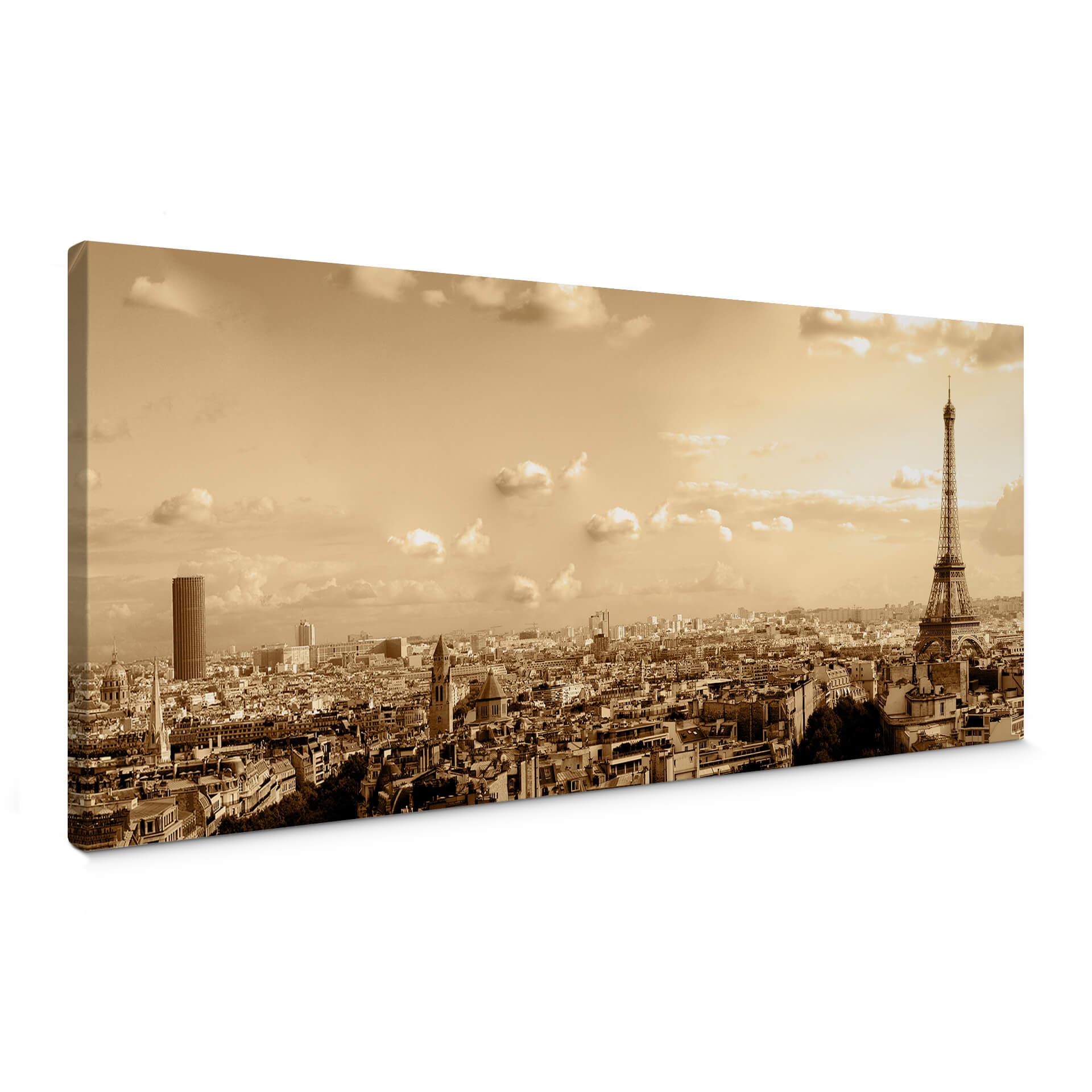 Lienzo Horizonte de París - Panorama