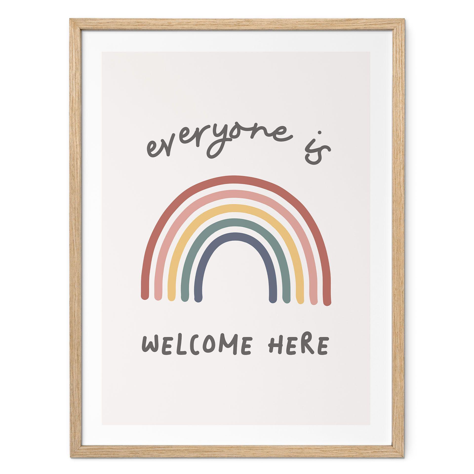 Póster Todos son bienvenidos - KsanaKalpa