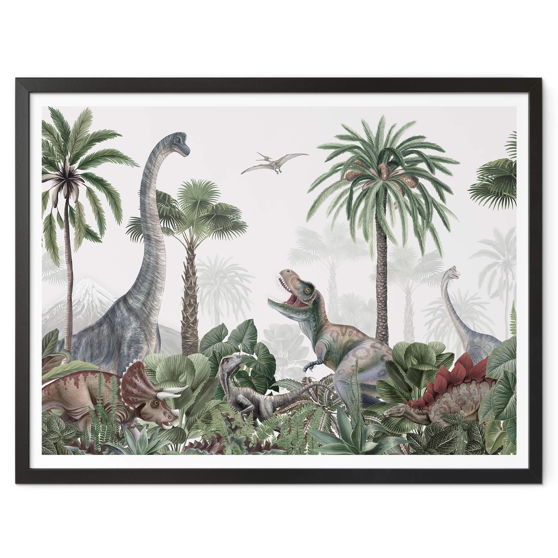 Póster Kikki Belle - La aventura de los dinosaurios
