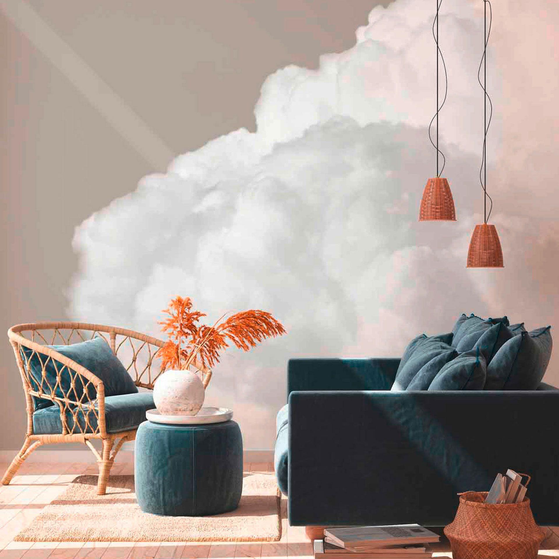 Clouds Clouds2 tapet i gråhvid - non-woven tapet Designwalls 2 - 2,55 x 3,5 m