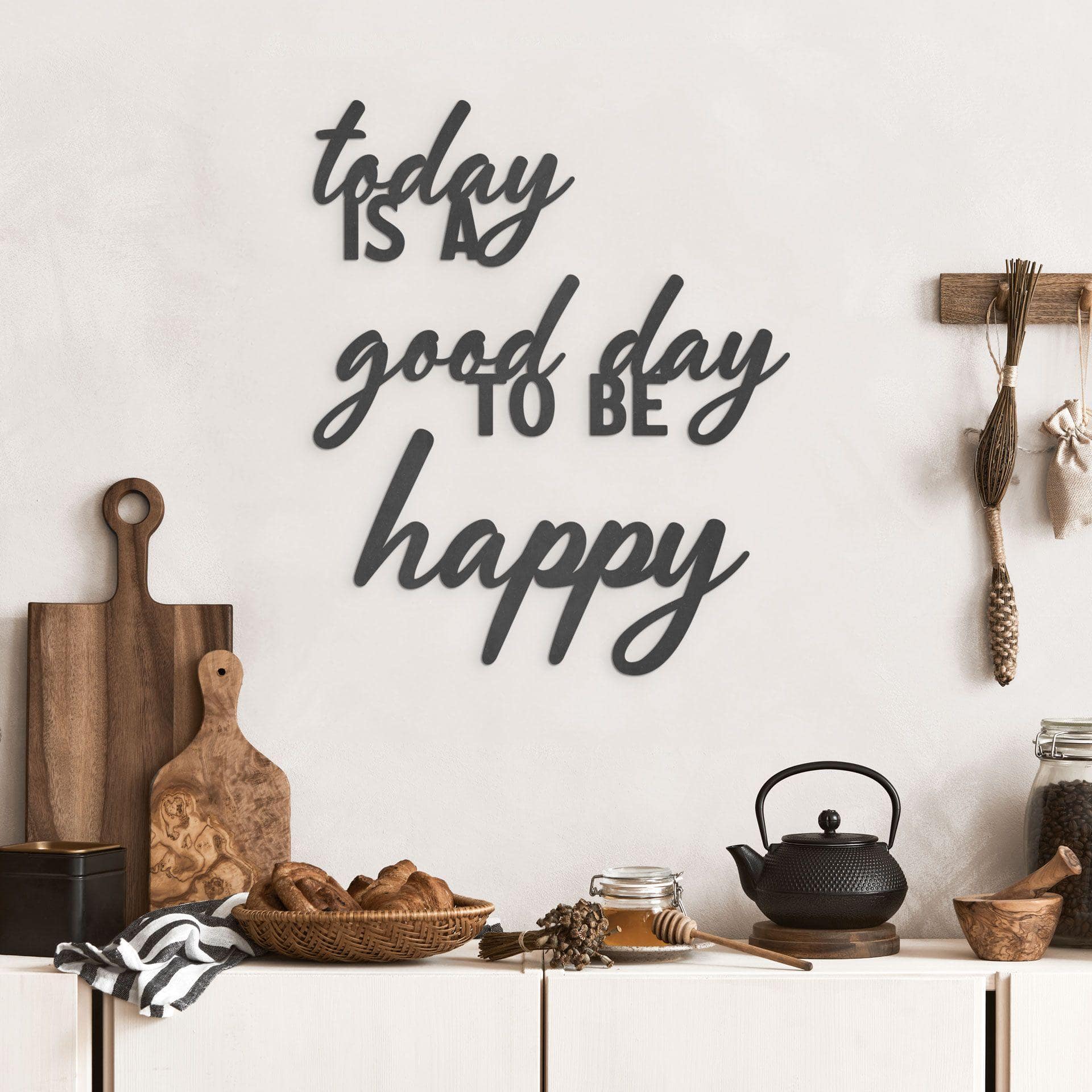 Letras MDF Today is a good day to be happy