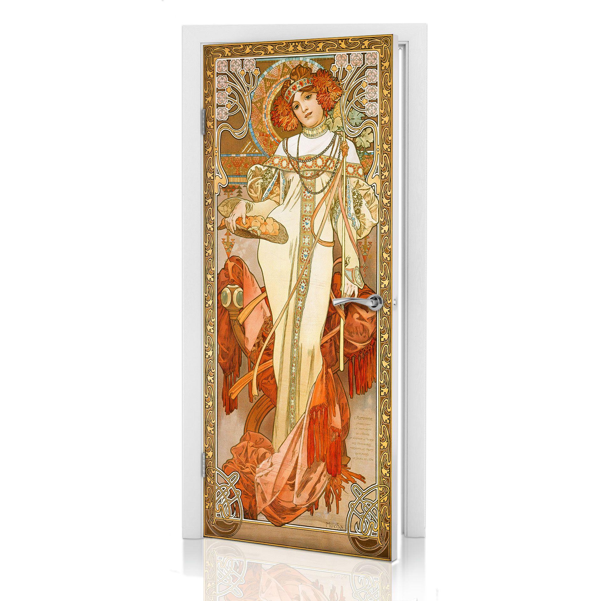 Mucha - Efteråret 1900 - dørsticker