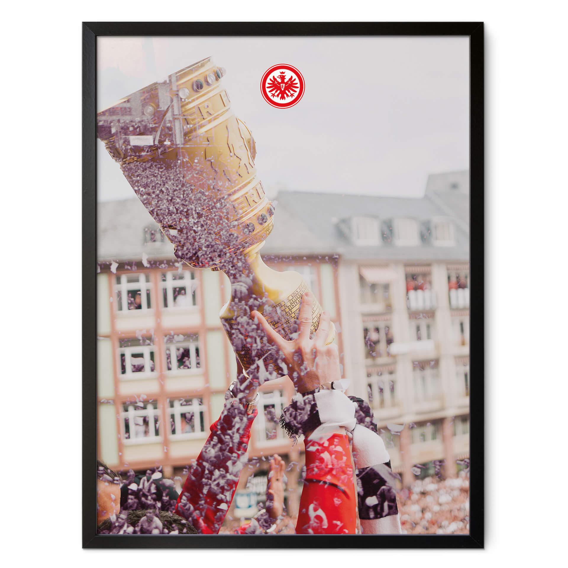 Póster Eintracht Frankfurt - Ganador de la Copa 2018