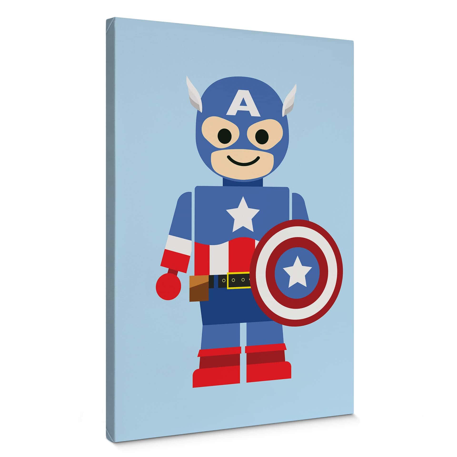 Canvasbillede - Gomes - Captain America legetøj