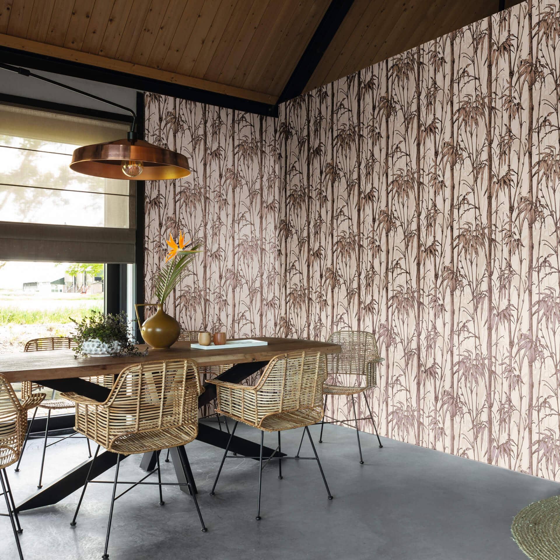 Rasch Papier peint intissé à motifs Florentine III brun sépia