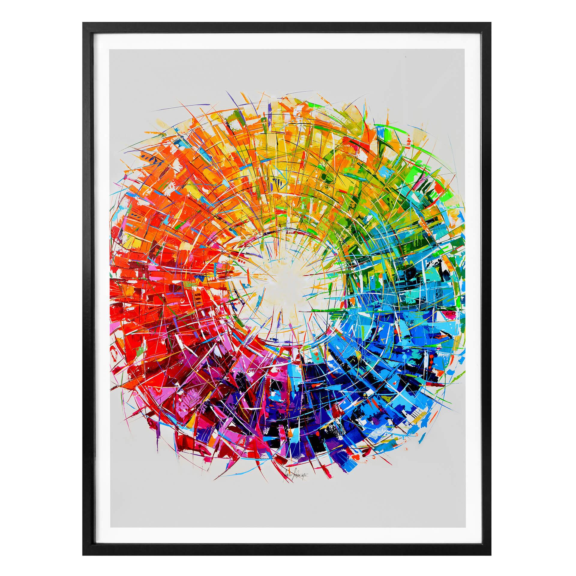 Póster Fedrau - Rueda de colores