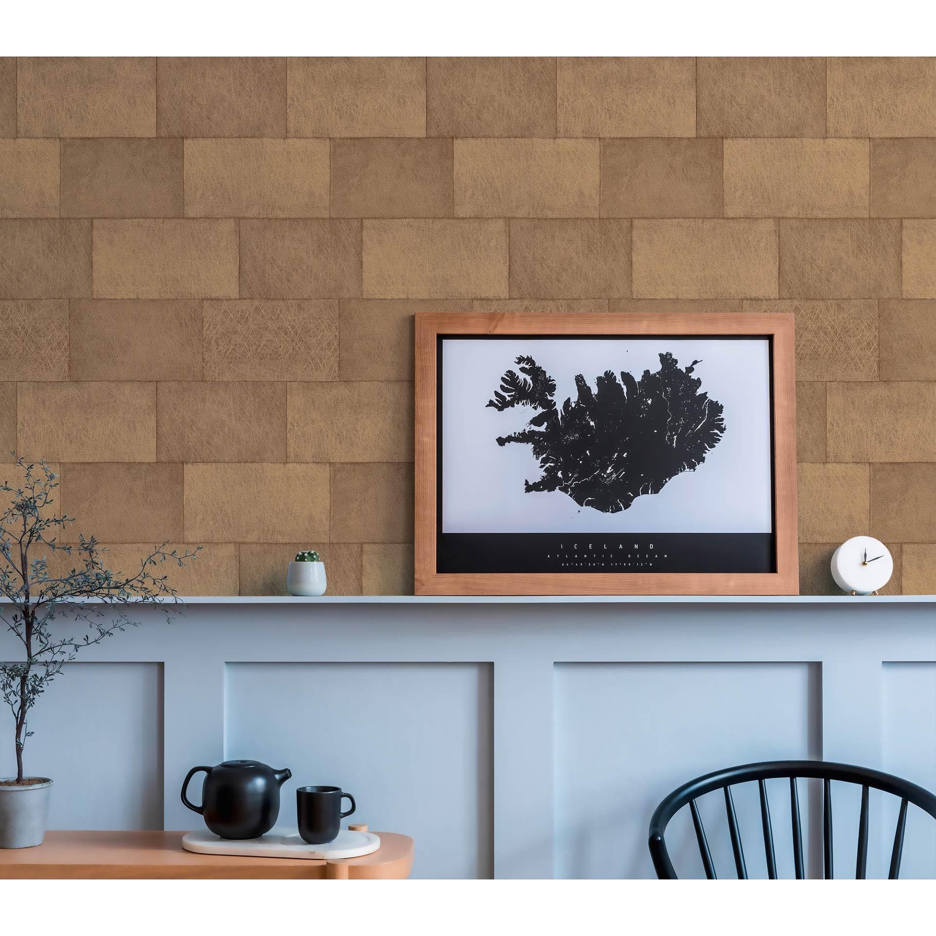 Livingwalls Titanium 3 papier peint intissé imitation pierre
