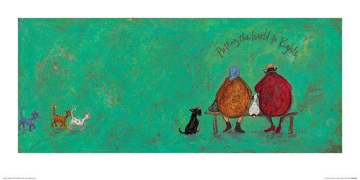Plakat Sam Toft - Putting the World to Rights kunsttryk, Sam Toft (60 x 30 cm)