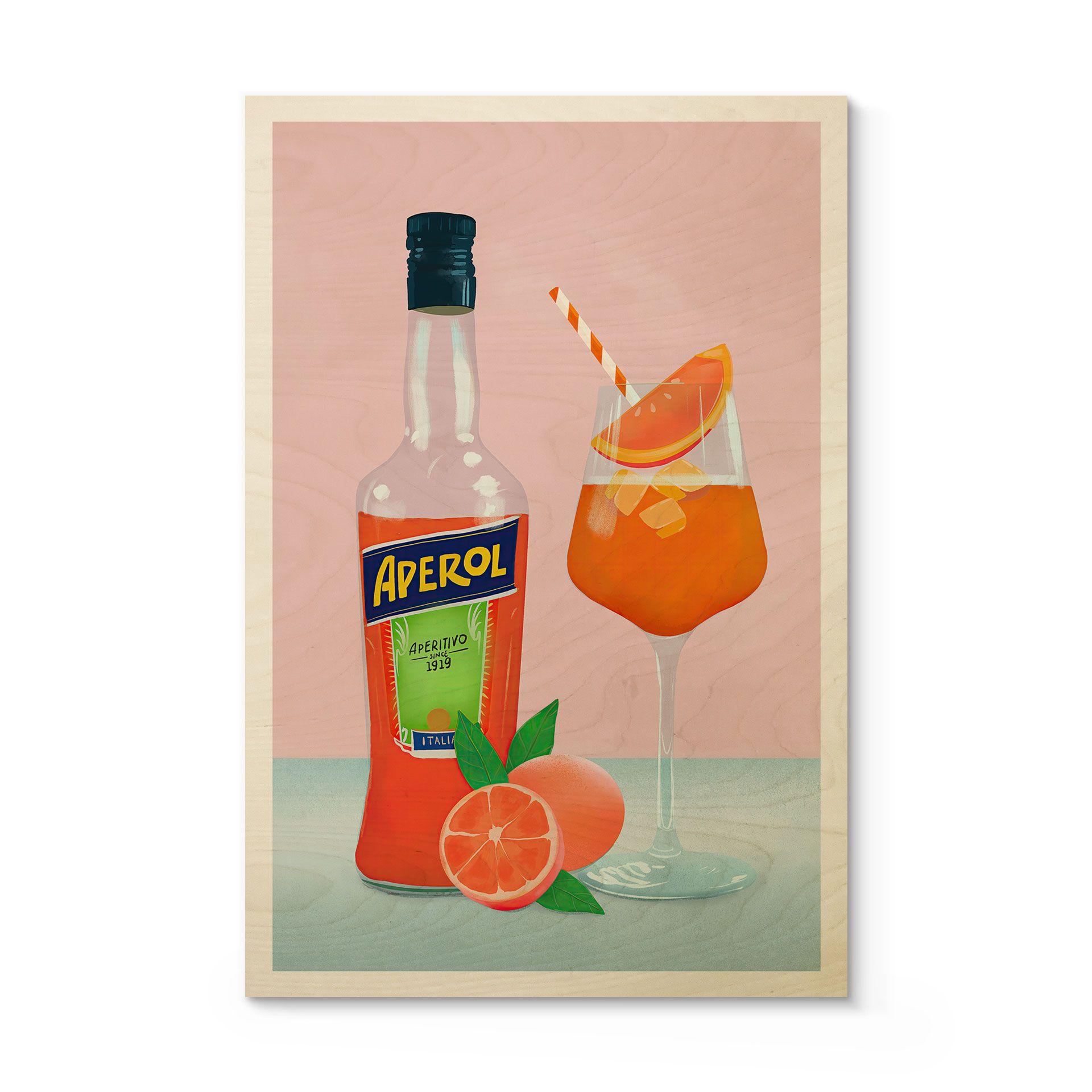 Træplakat Aperol - Lizde