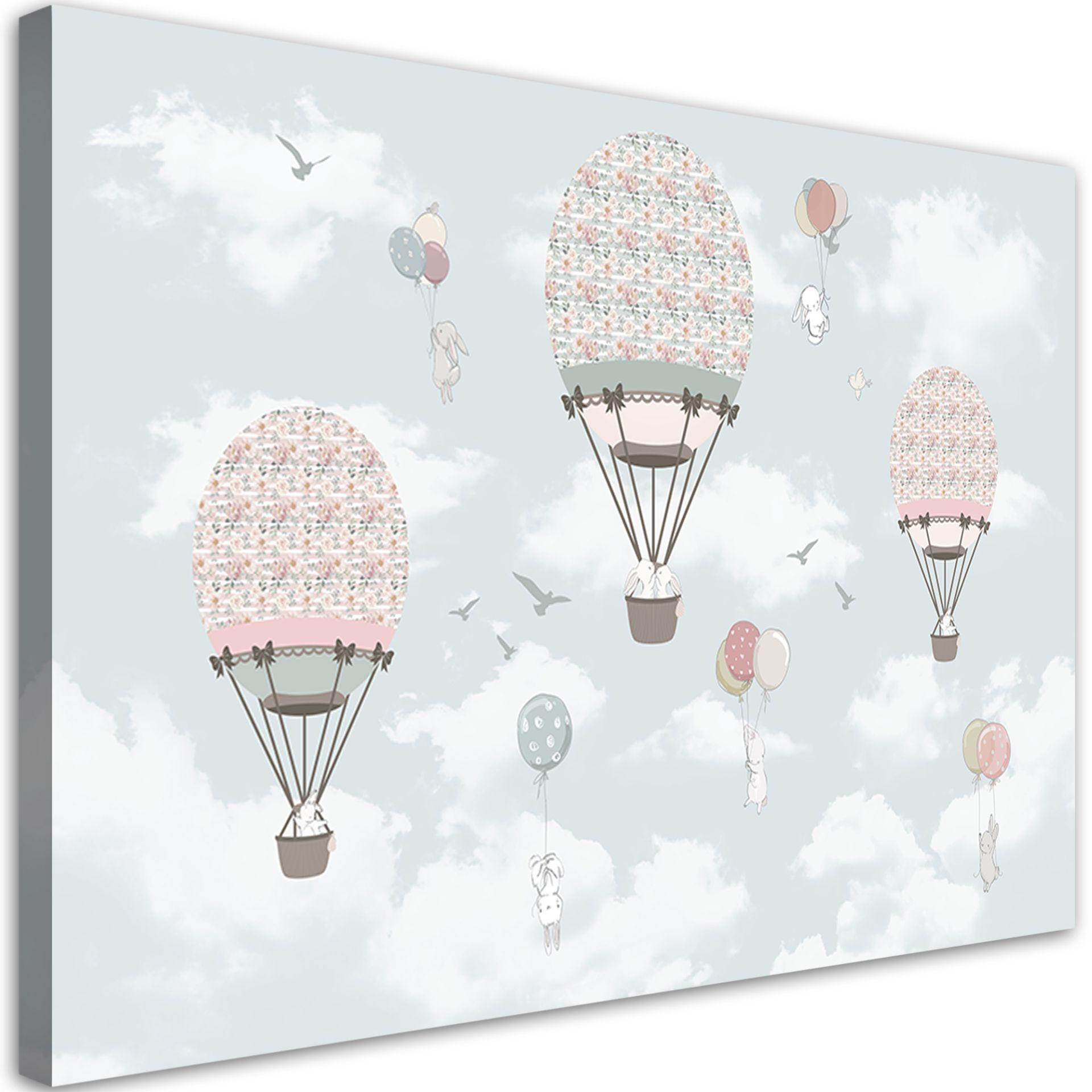 Canvasbillede, Farverige ballondyr børn