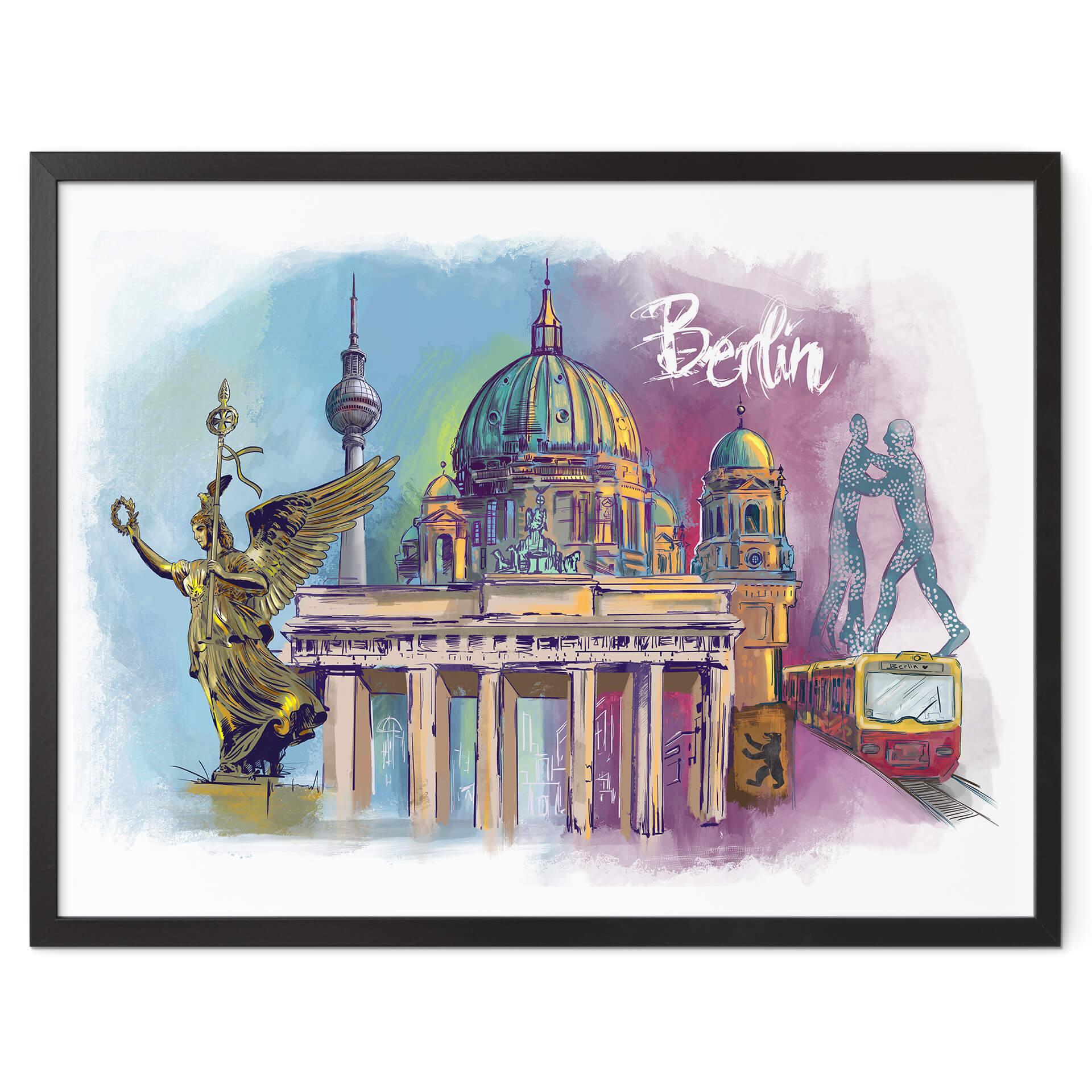 Póster Berlín - Love your City