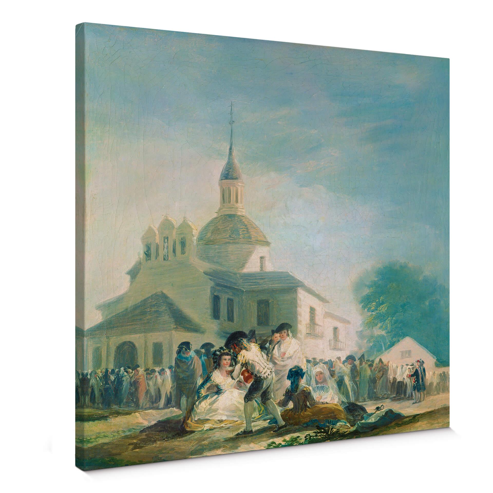 Lienzo de Goya - La ermita de San Isidro