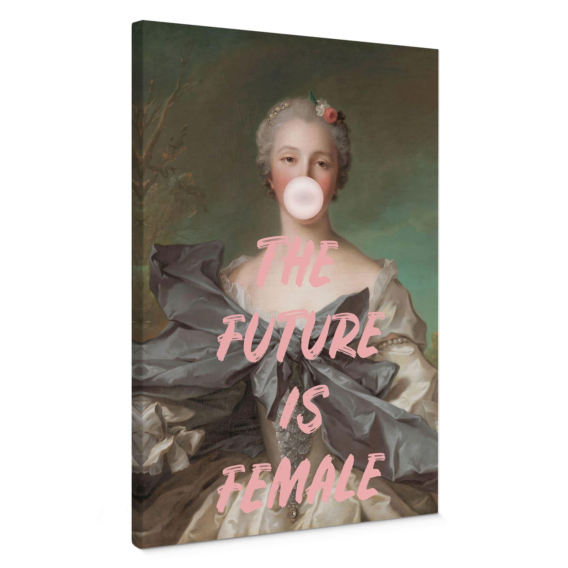 Lienzo El futuro es femenino - Grace Digital Art