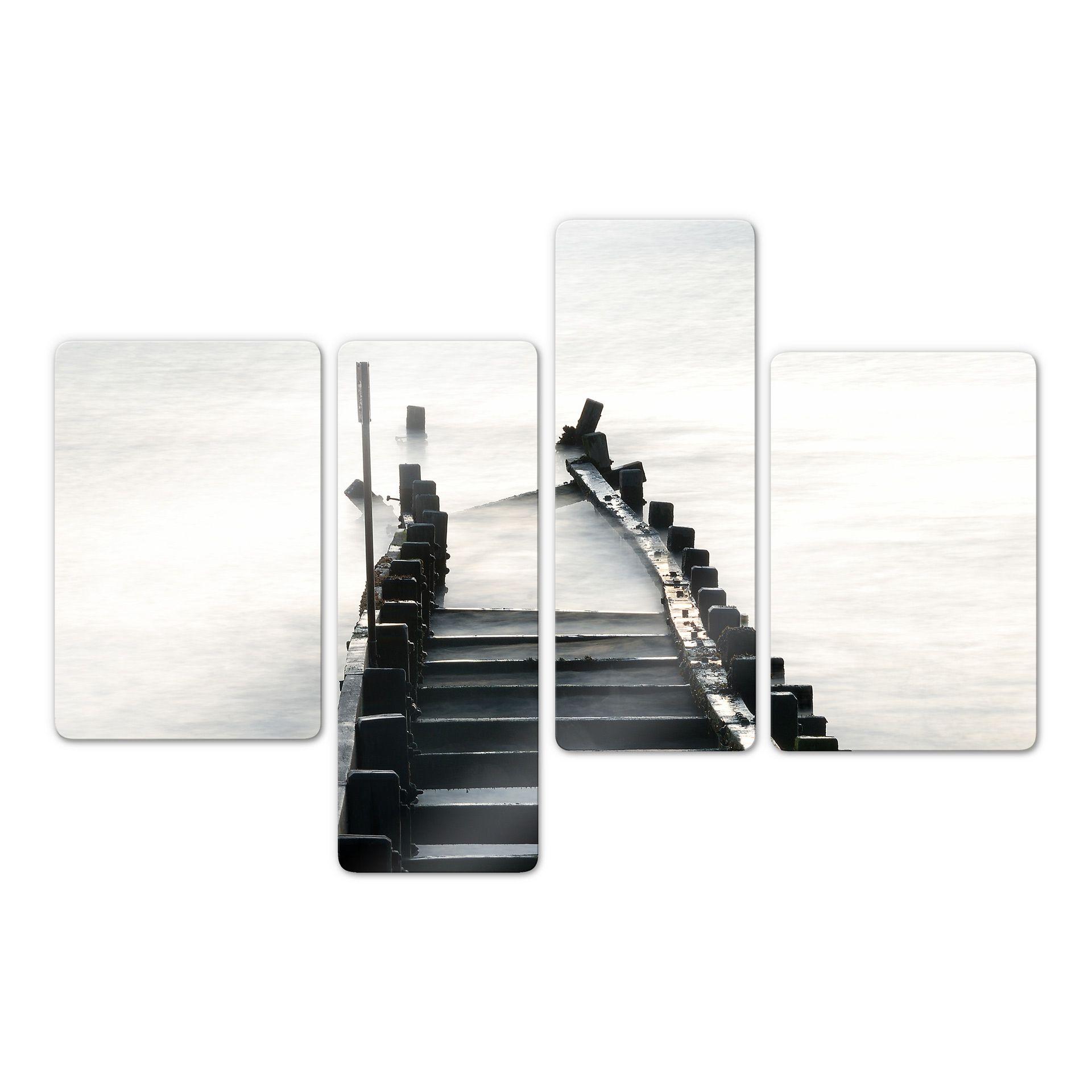Tableau en verre - Way to nowhere 01 (4 parties)