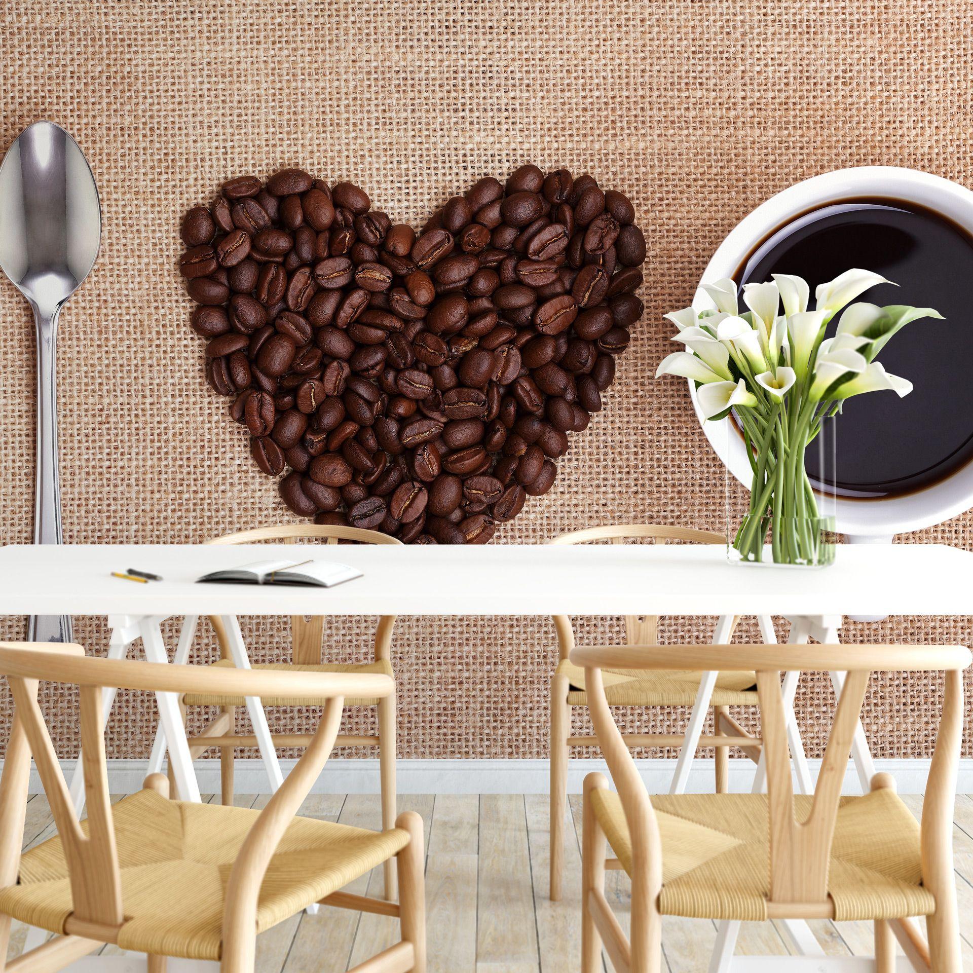 I love coffee tapet