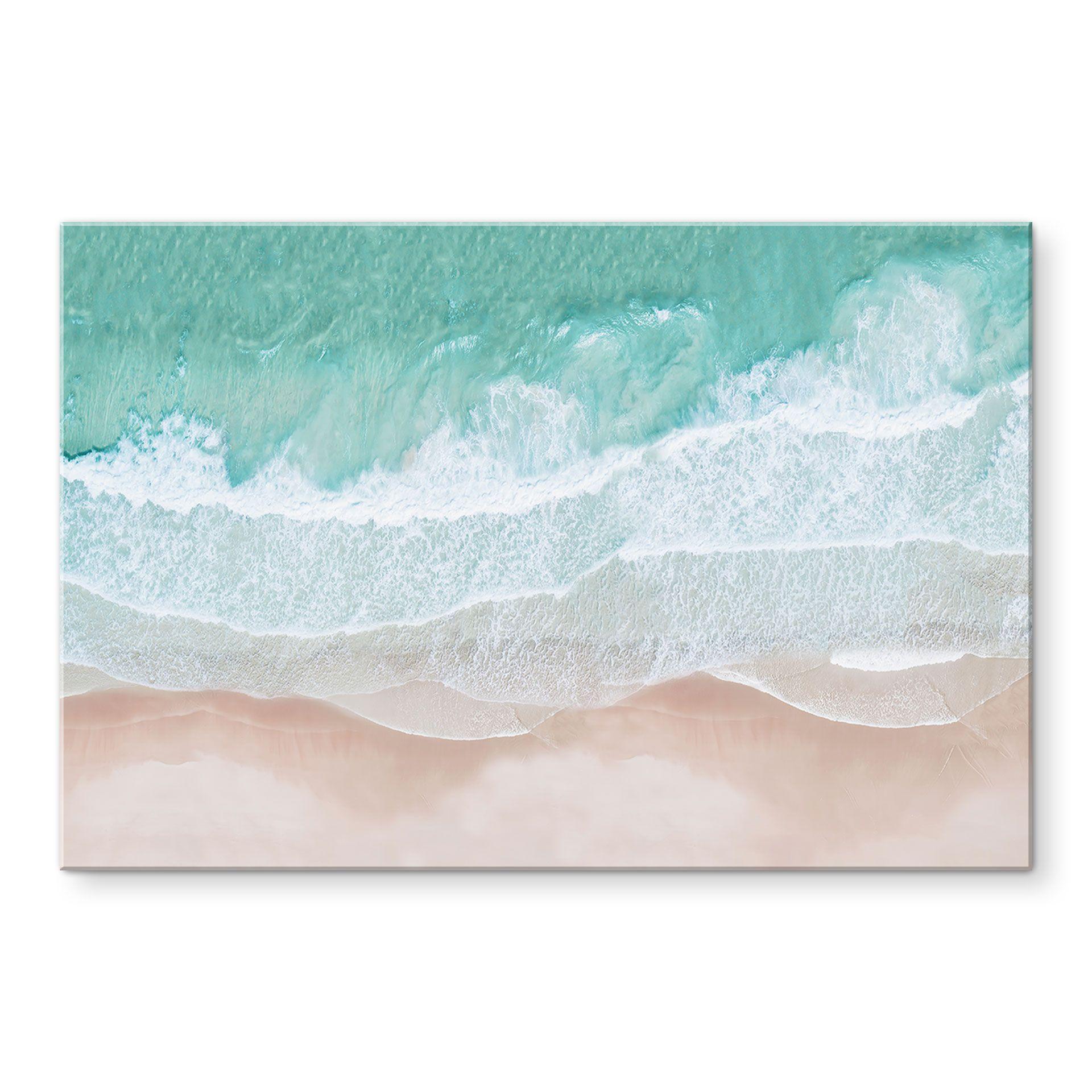 Acrylglas foto Zachte golven op het strand - Sisi & Seb