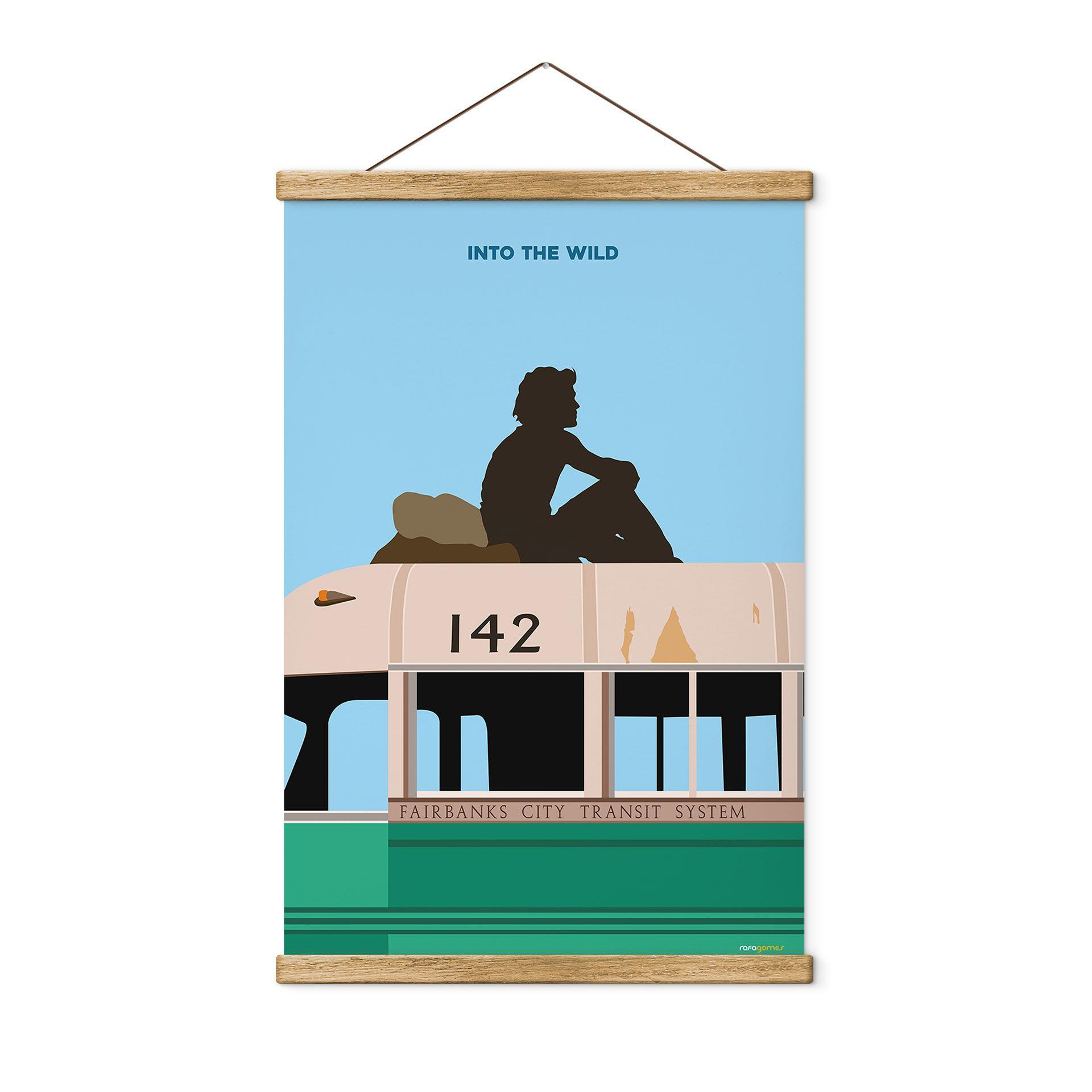 Póster de tela inspirado en la película "Into the Wild" - Gomes
