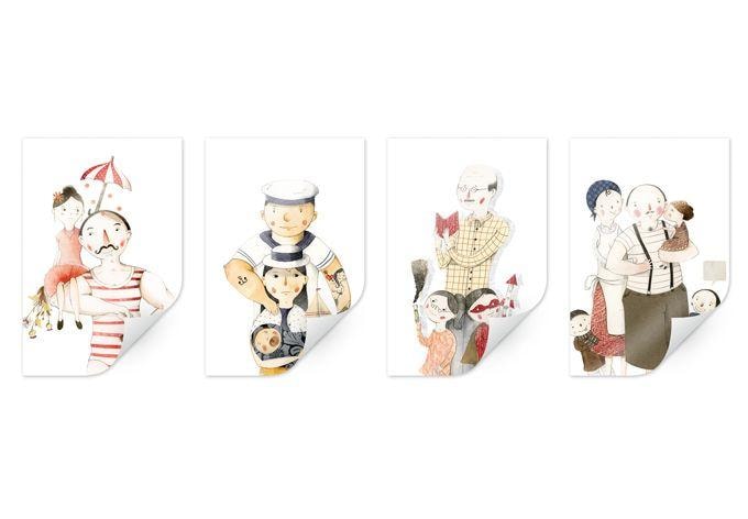 Poster - Loske - Portraits de famille (4 parties)