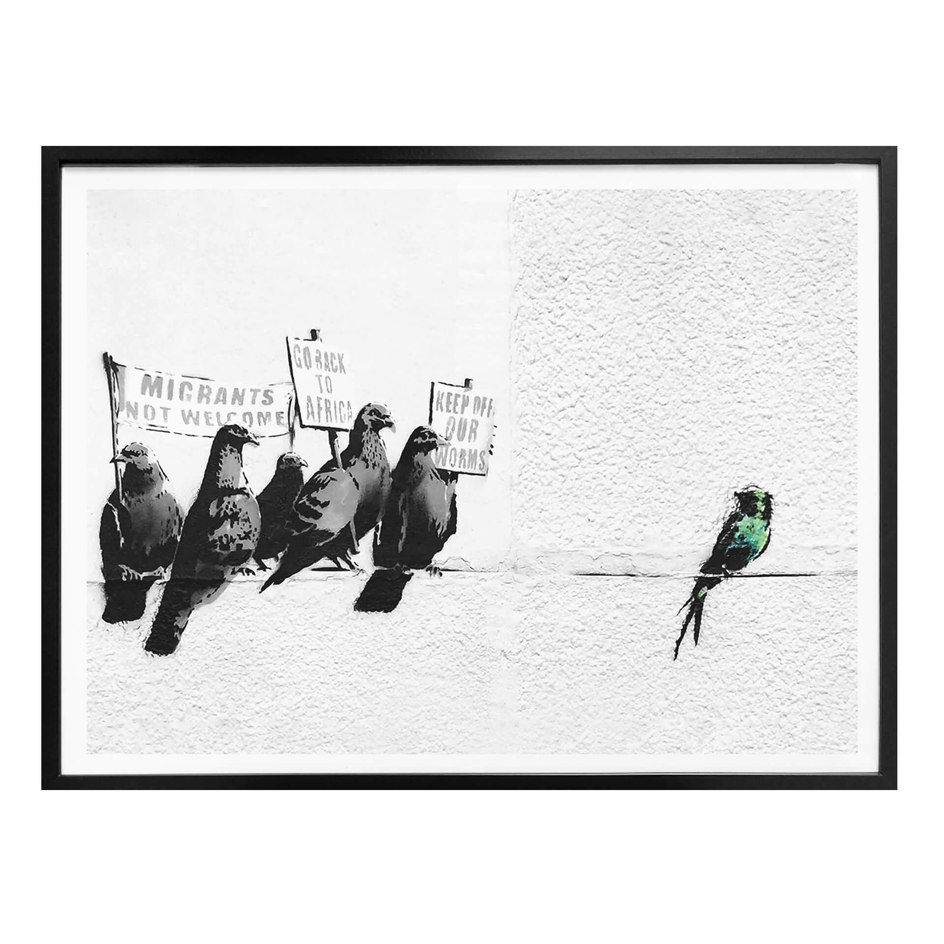 Plakat Banksy - Protesting Birds
