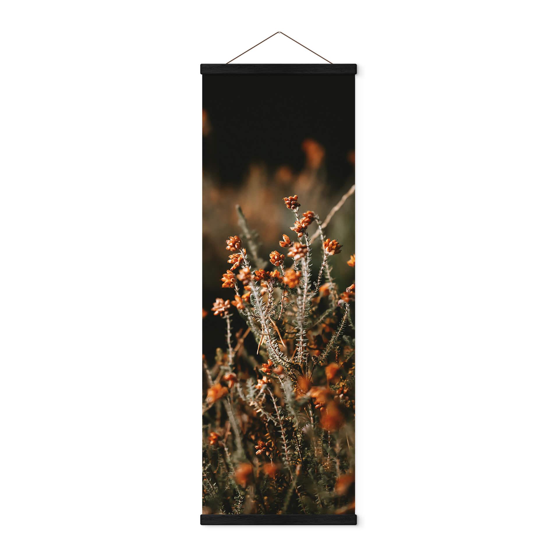 Póster de tela Annie - Flores silvestres de otoño - Panorama