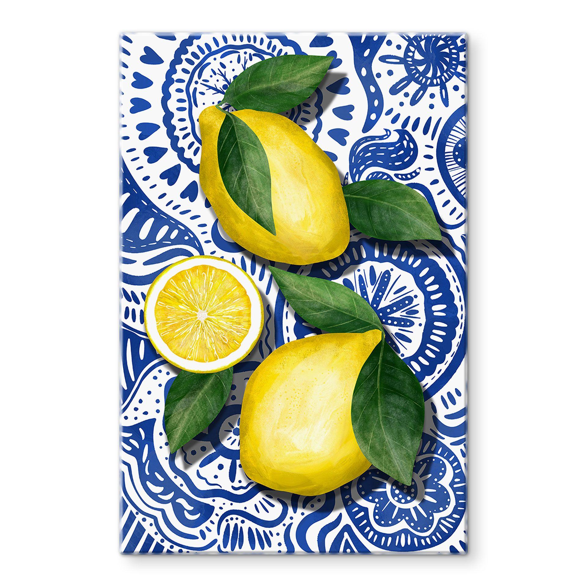 Glasbillede - Sicilianske citroner | Sommerflair til køkkenet - EMELIEmaria