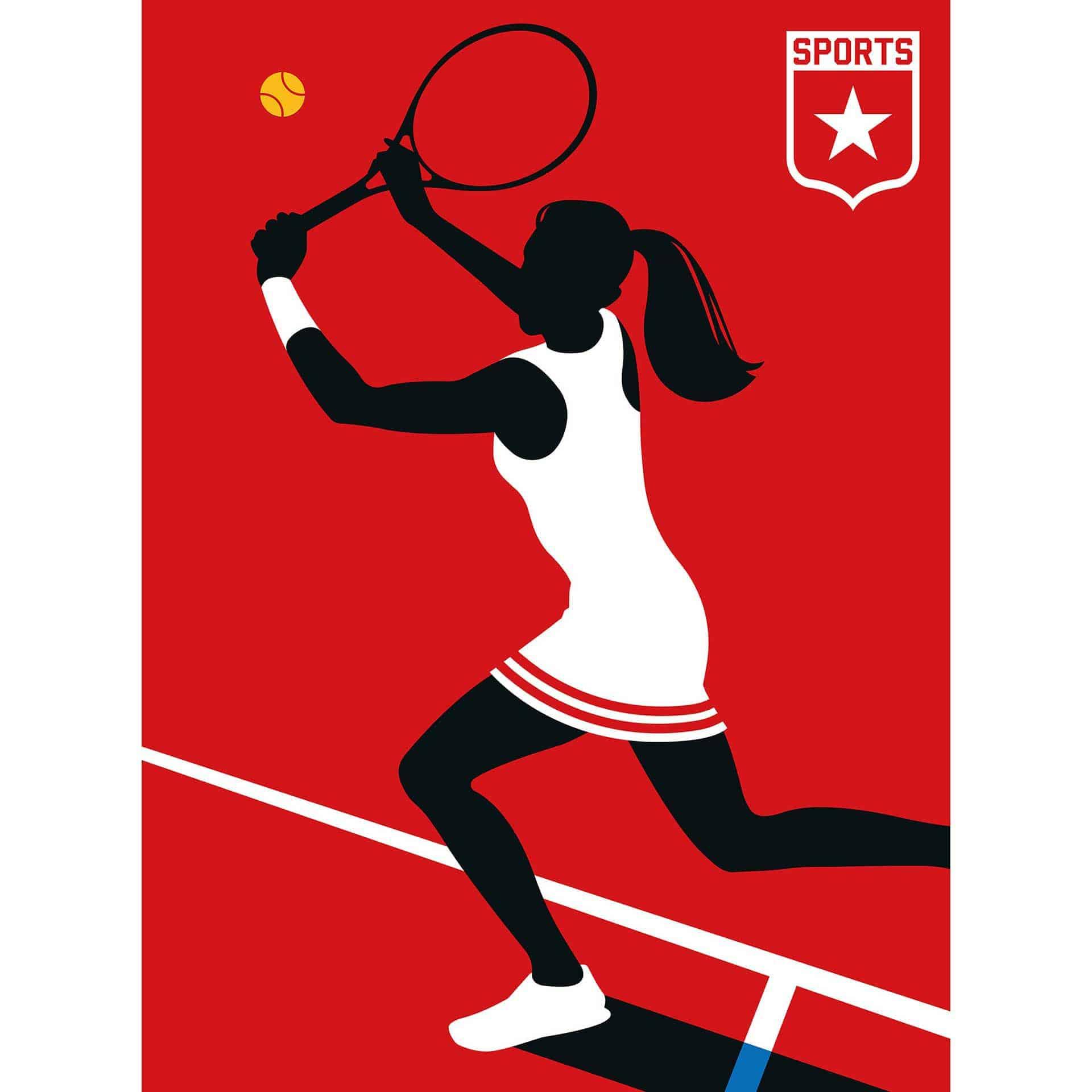 Livingwalls papier peint photo ARTist Tennisplayer
