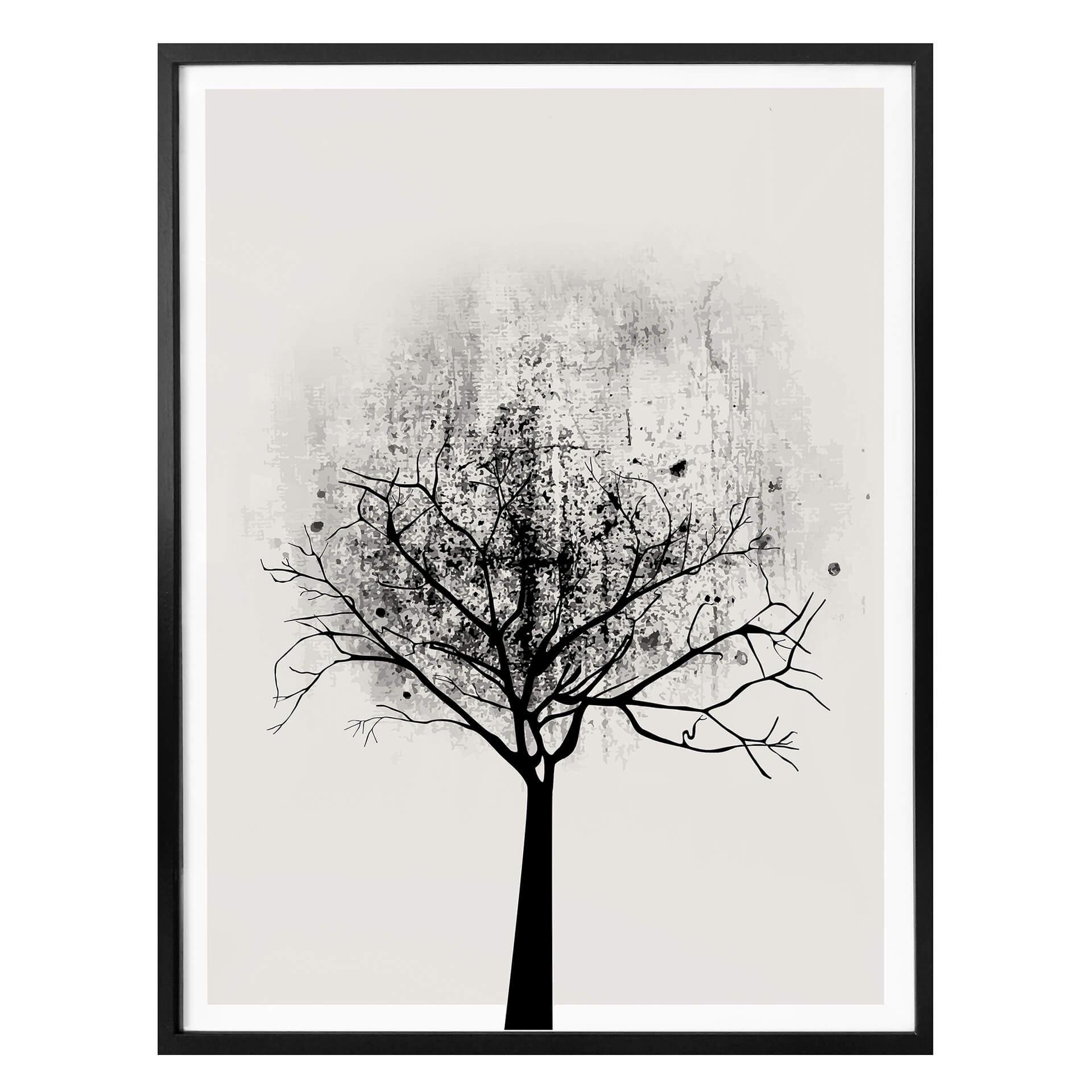 Plakat - Kubistika - Tree Study 04
