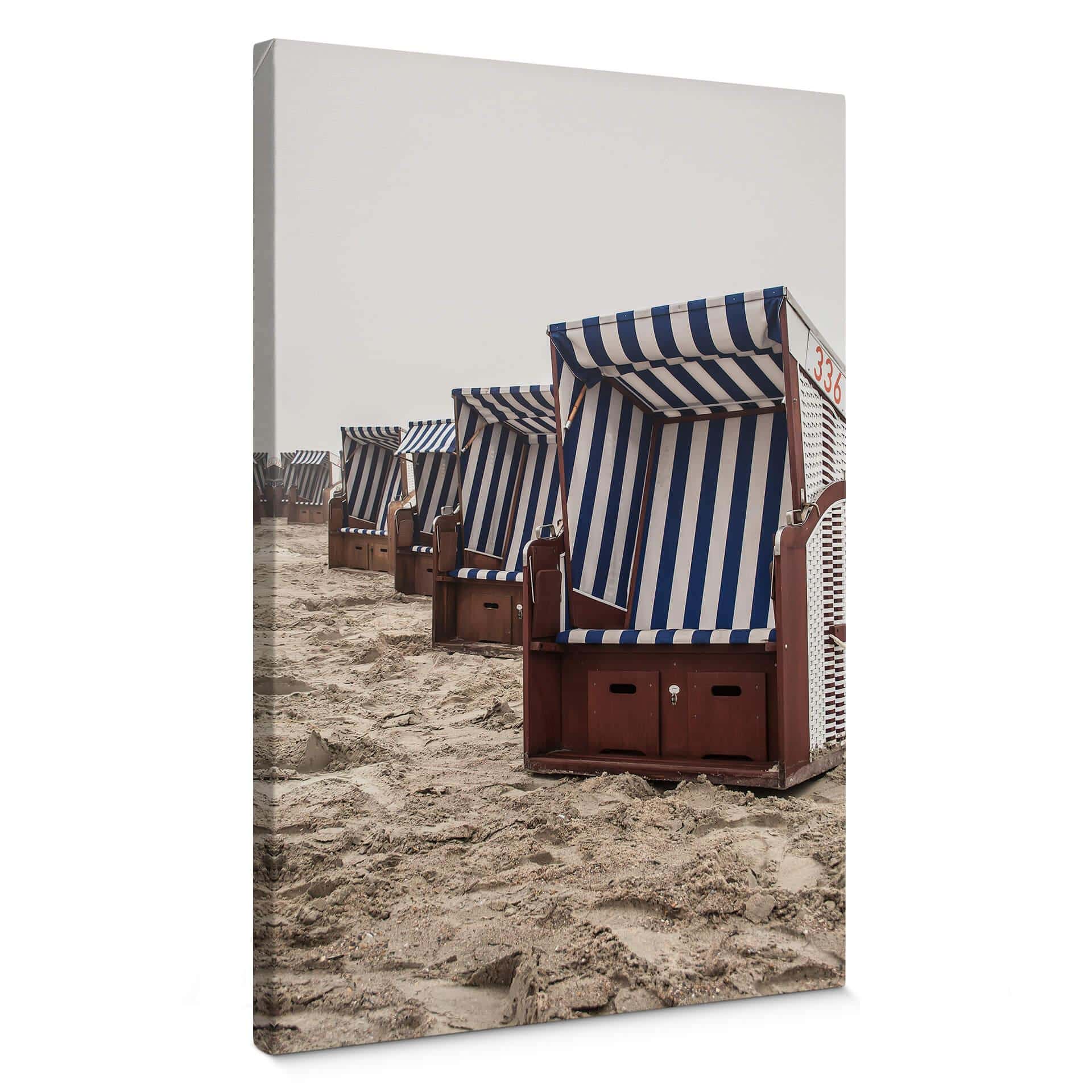 Lienzo silla de playa en Norderney