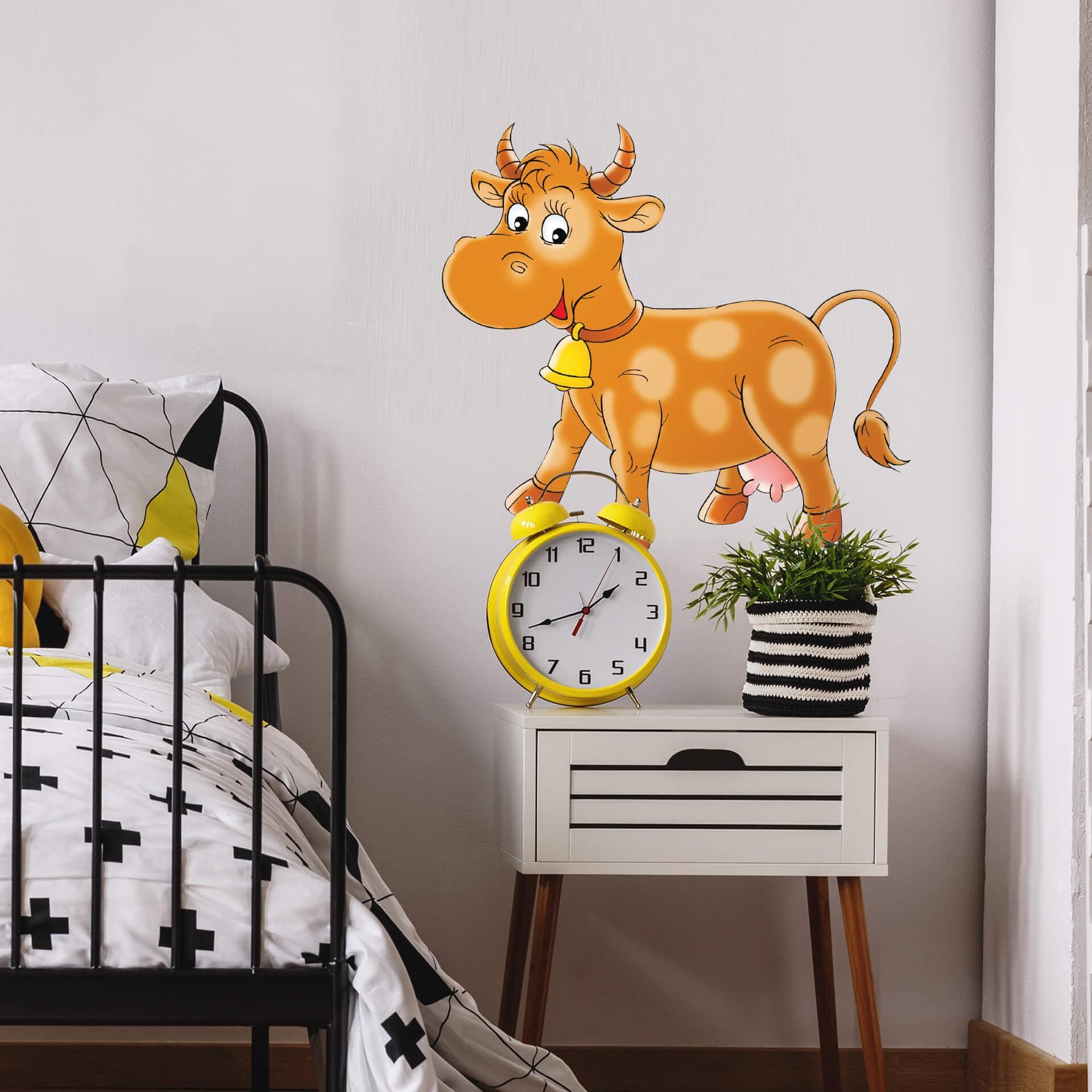 Sticker mural - Vache