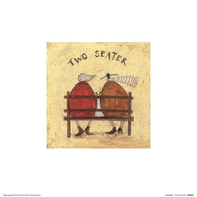 Plakat Sam Toft - Two Seater kunsttryk, Sam Toft (30 x 30 cm)