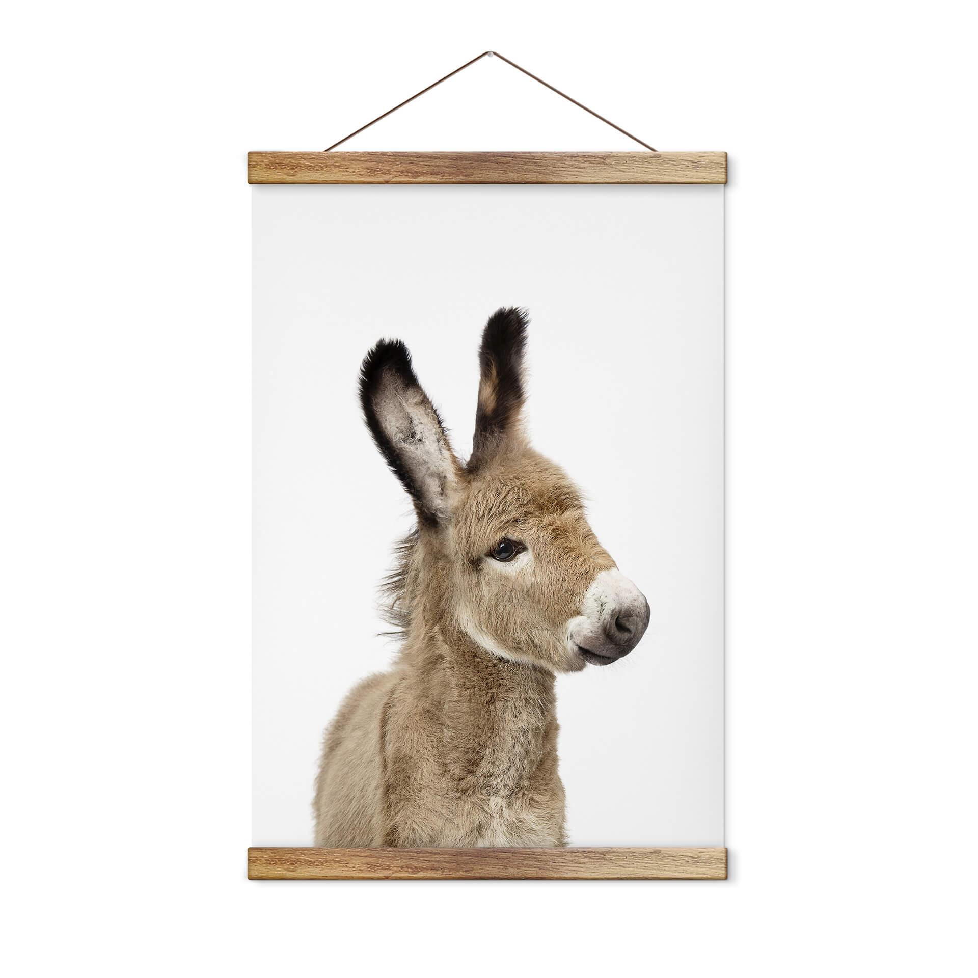 Tekstil plakat Sisi & Seb - Baby æsel