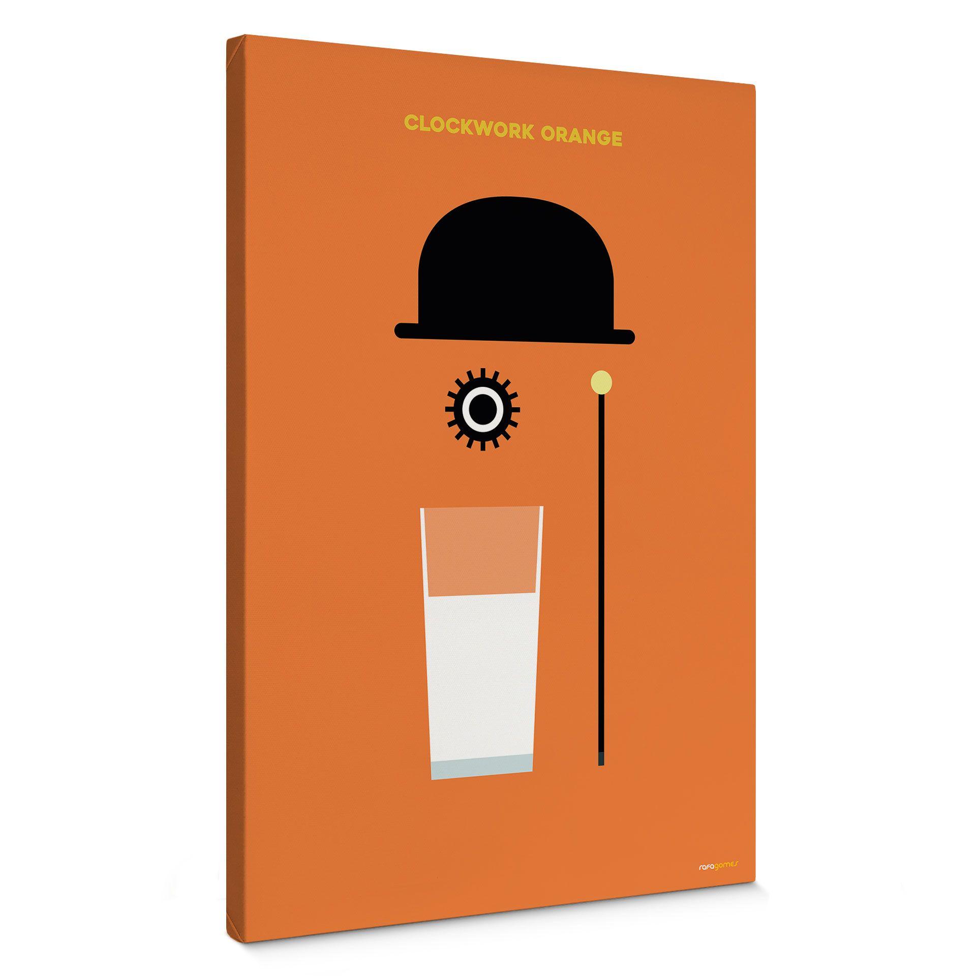 Lærredsprint - Inspireret af filmen "Clockwork Orange" - Gomes