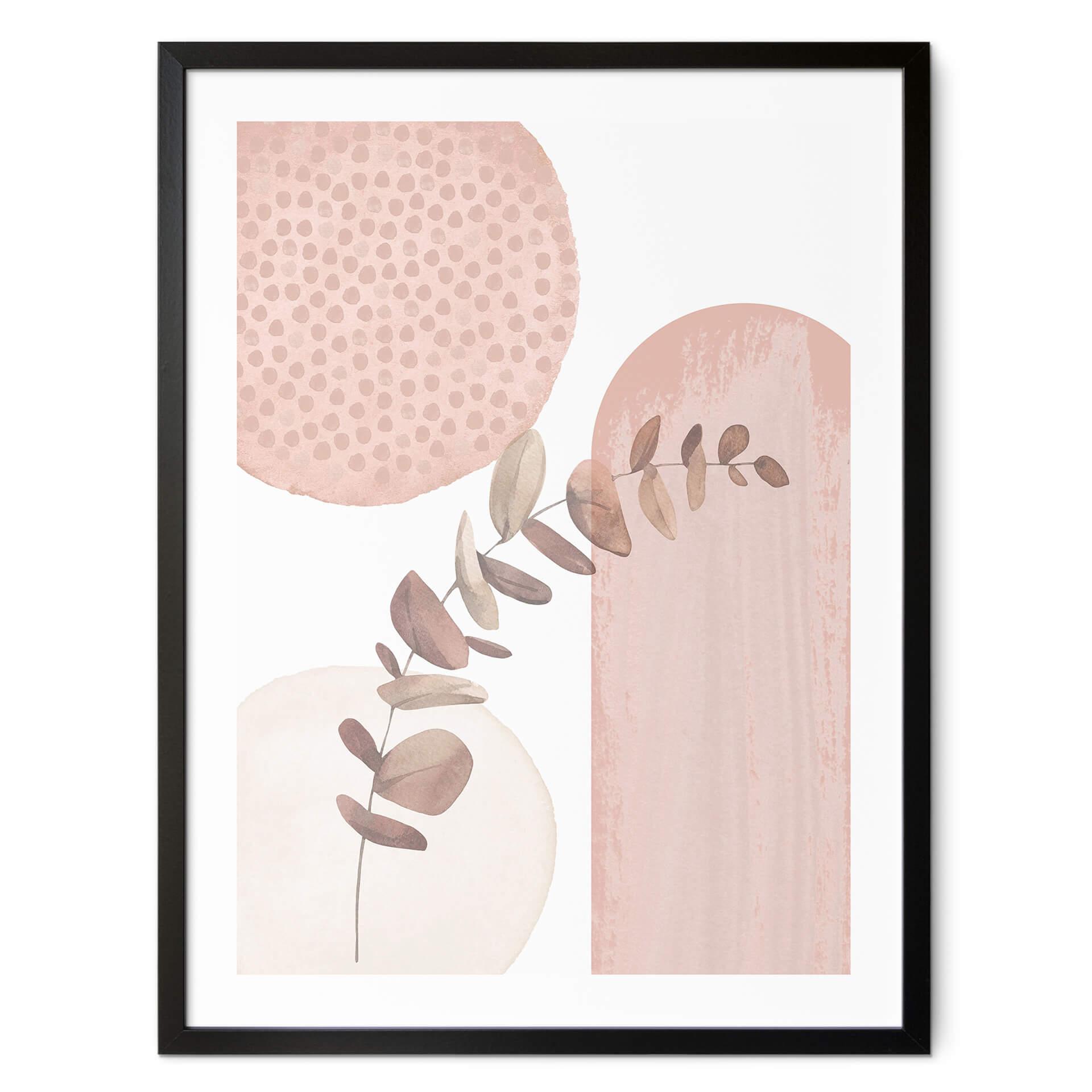 Plakat Moss - Boho Pink