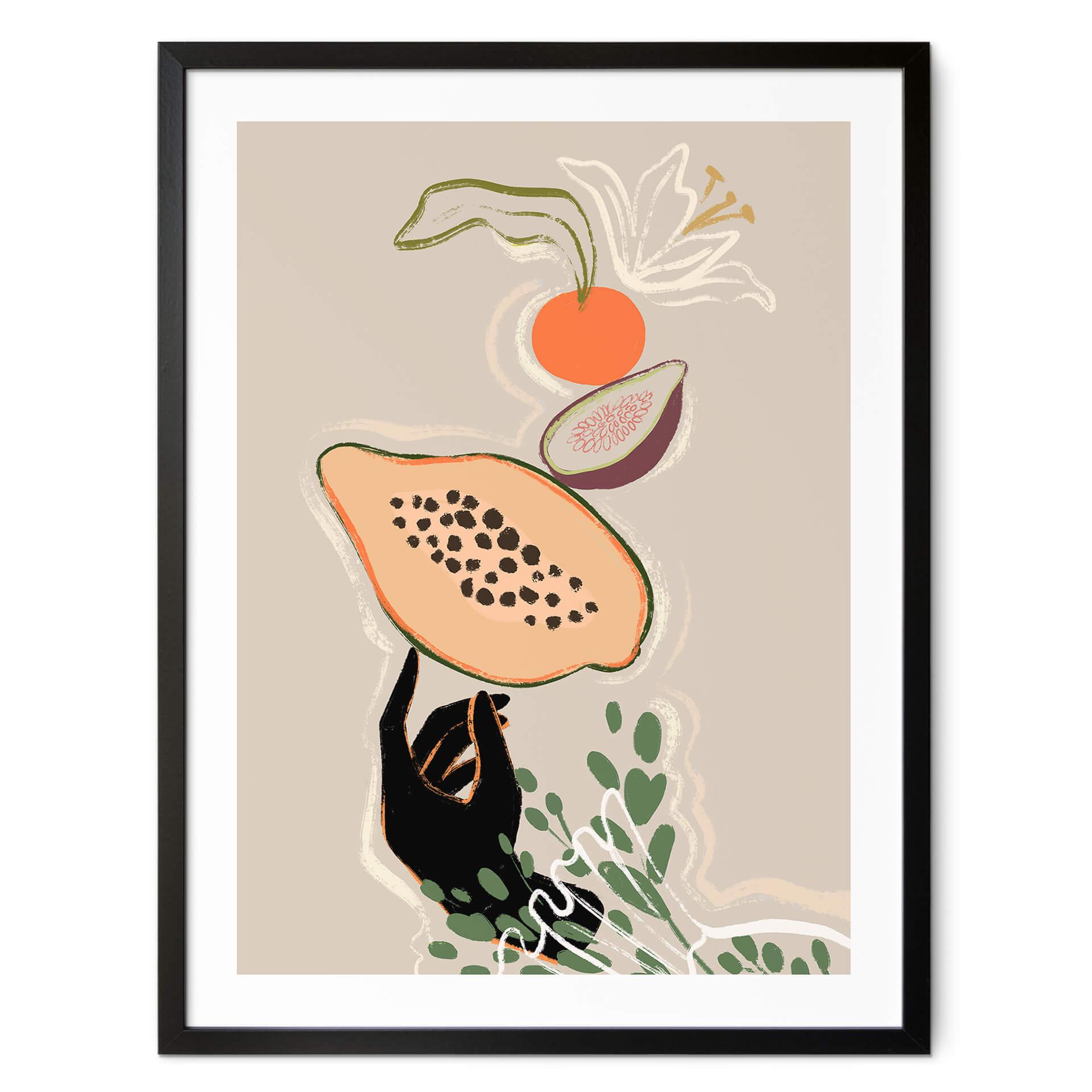 Póster Artístico - Arty Guava - Papaya Balance