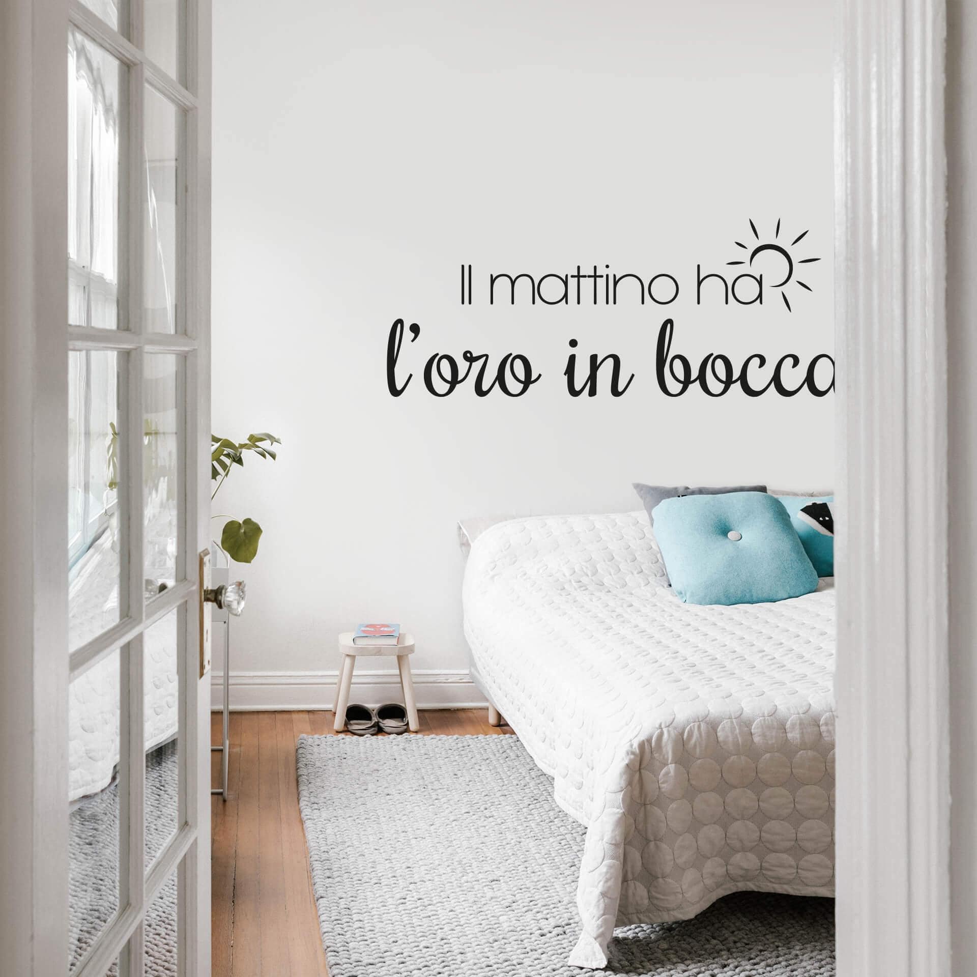 Sticker mural - Il mattino ha l'oro in bocca
