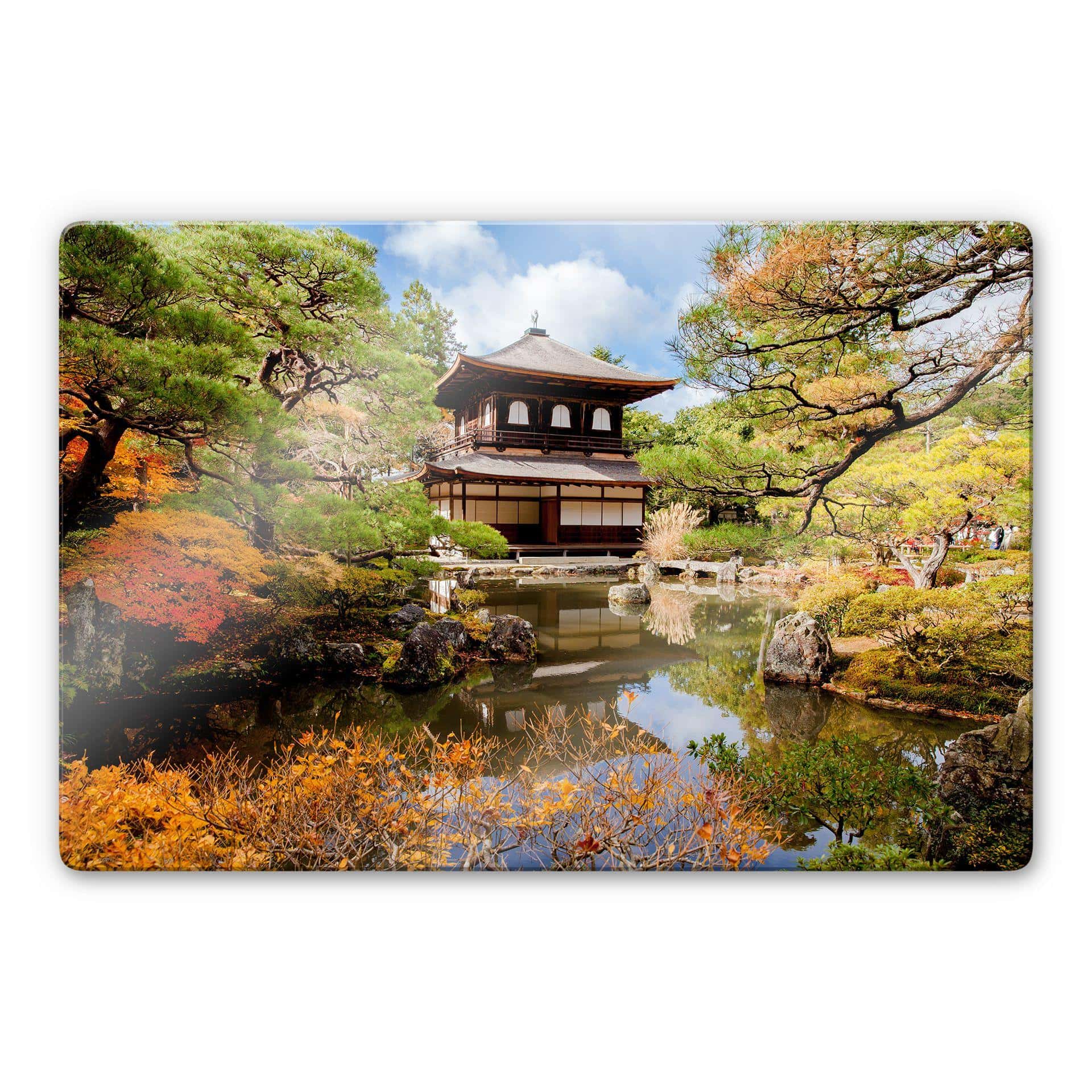 Tableau en verre - Temple Japonais 2