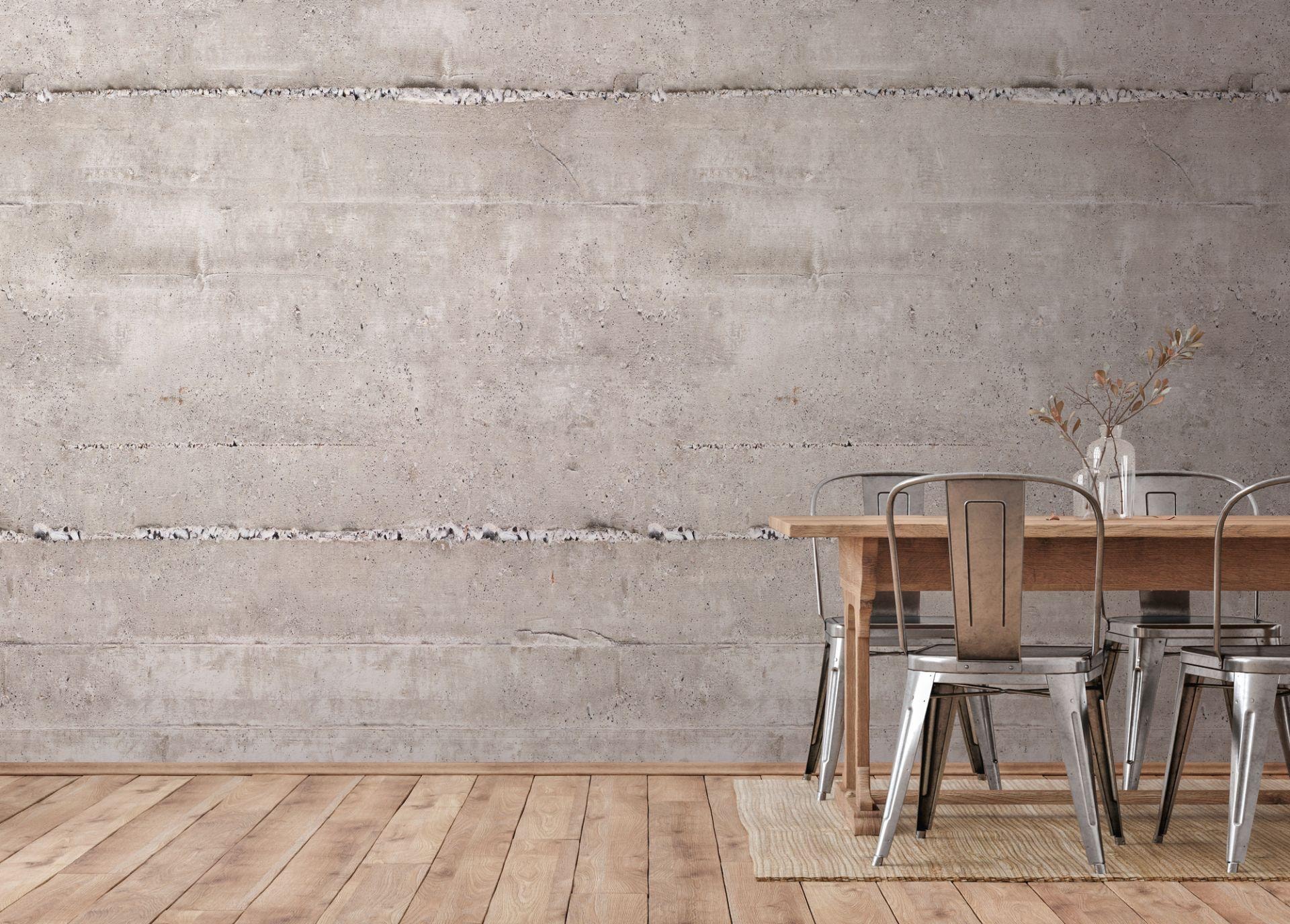 behang betonlook grijs creme - vliesbehang Industrial Livingwalls - mat en glad