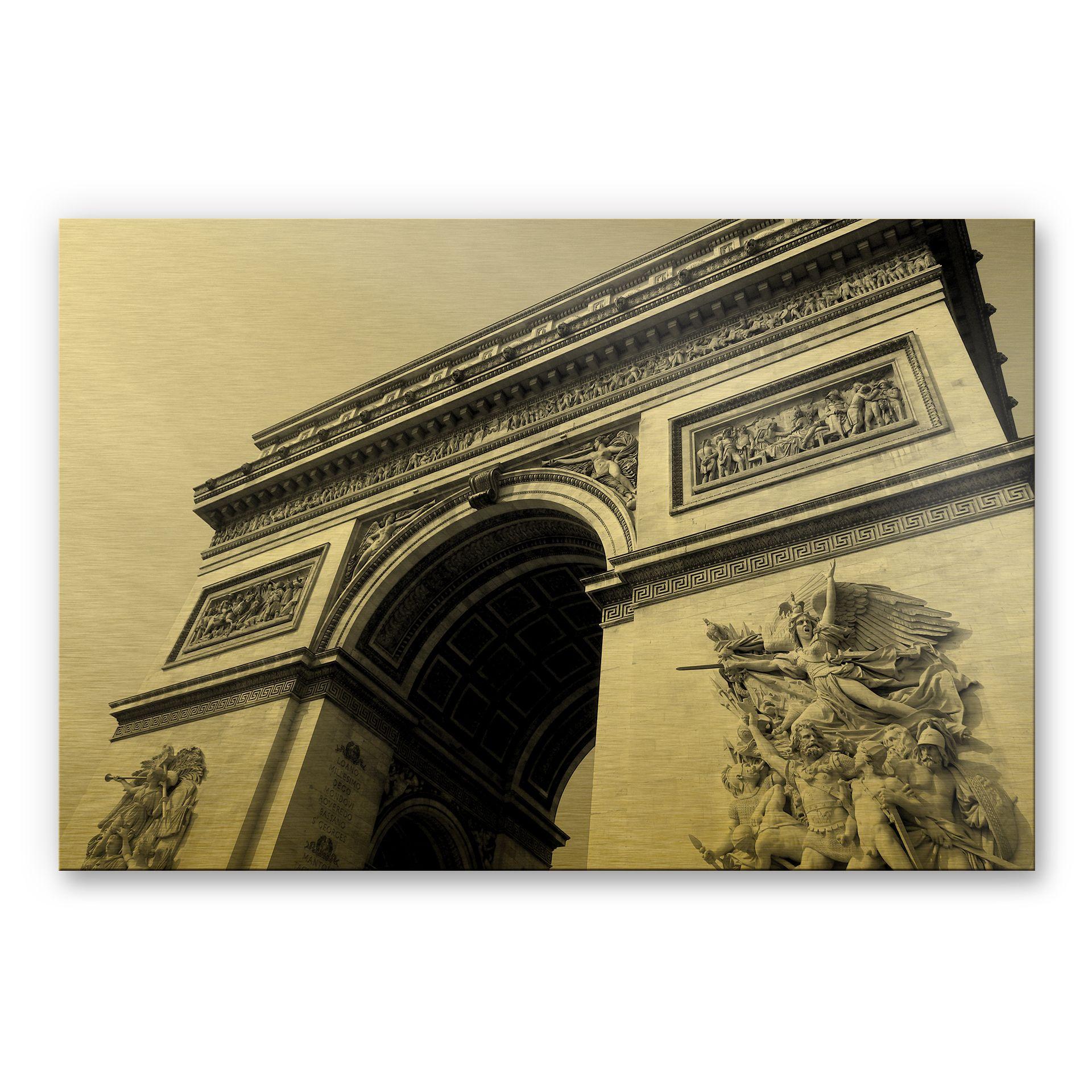 Alu-Dibond Goudeffect - Arc de Triomphe