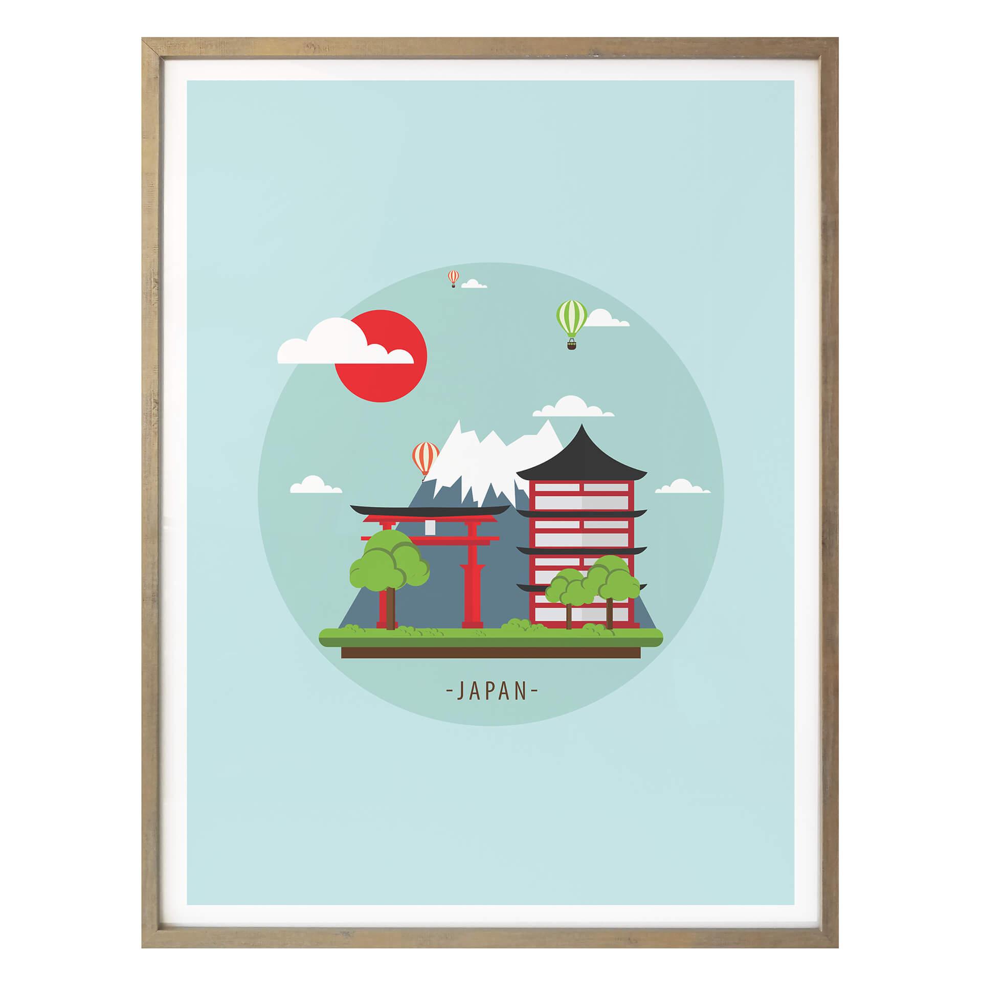 Póster - Visite Japón