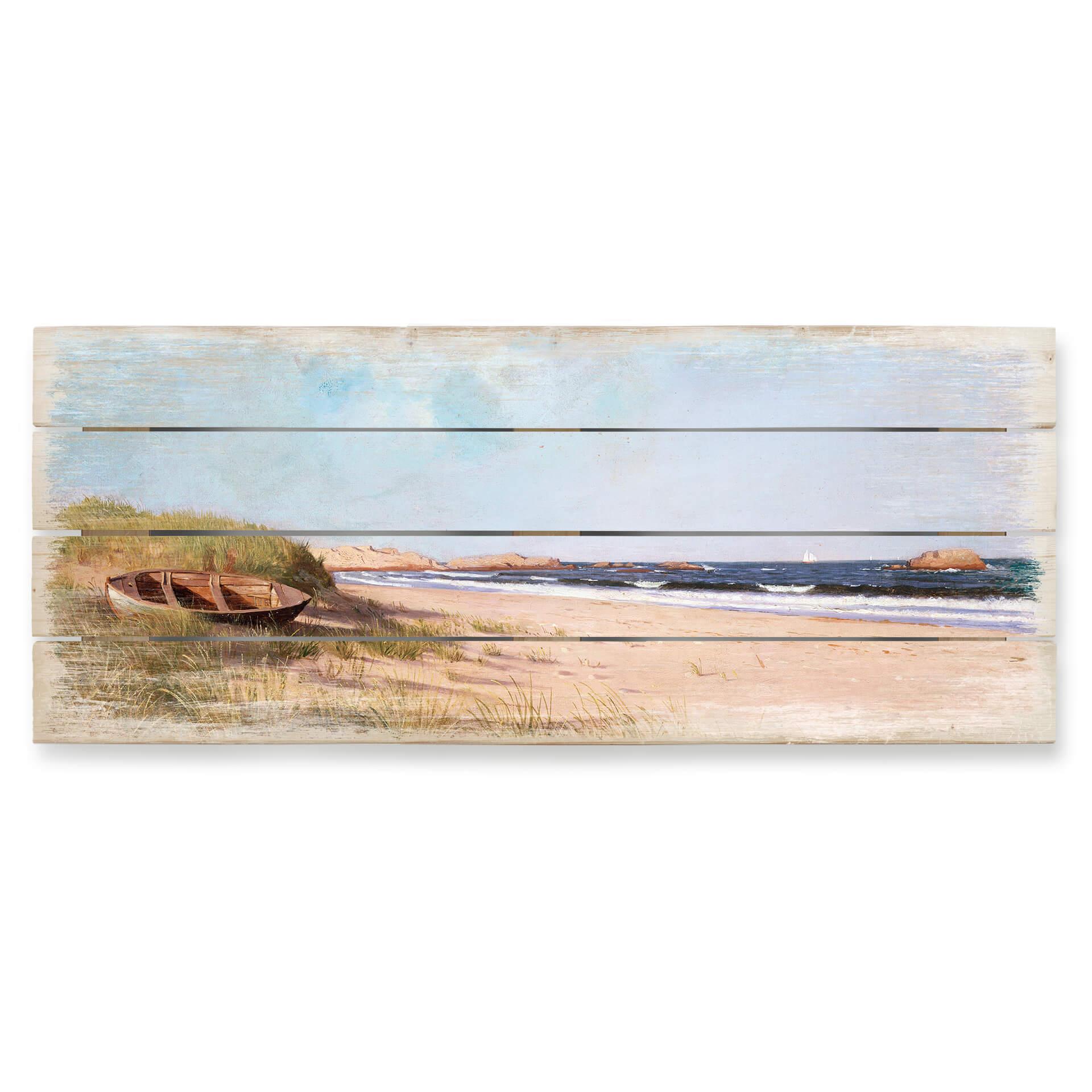 Houten Wanddecoratie Silva - Strand - Panorama