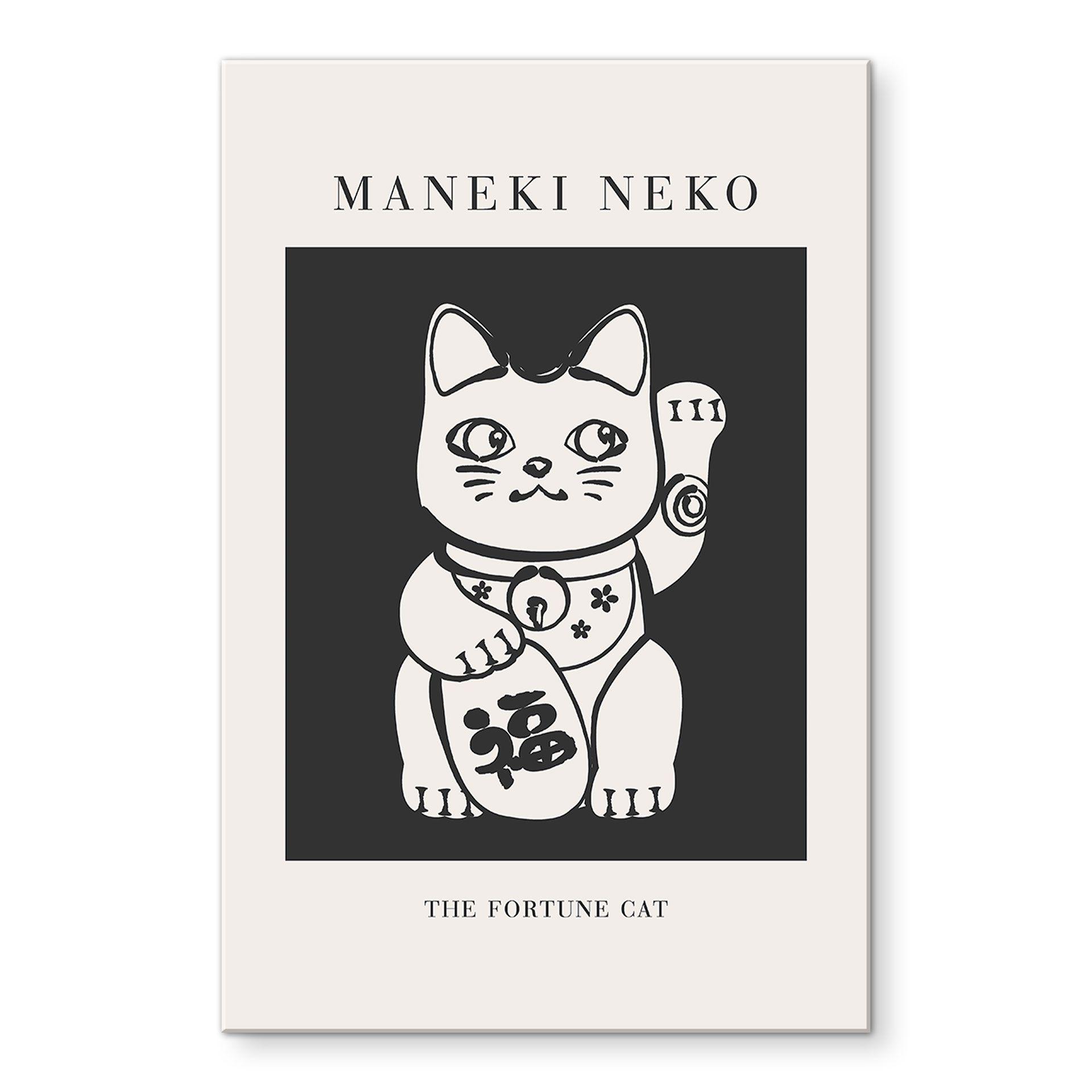 Akrylbillede Maneki Neko - Den heldige kat - KsanaKalpa