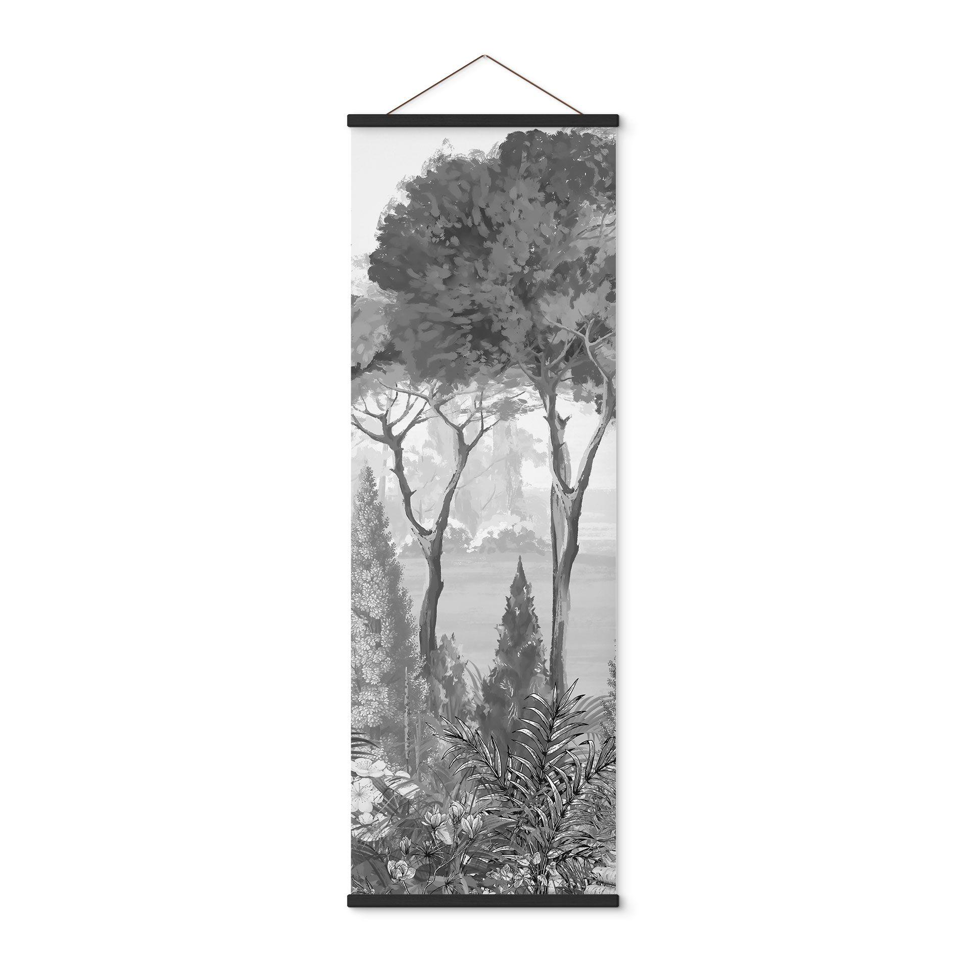 Textielposter Idyllisch plantenlandschap - Ms Tiff - Panorama